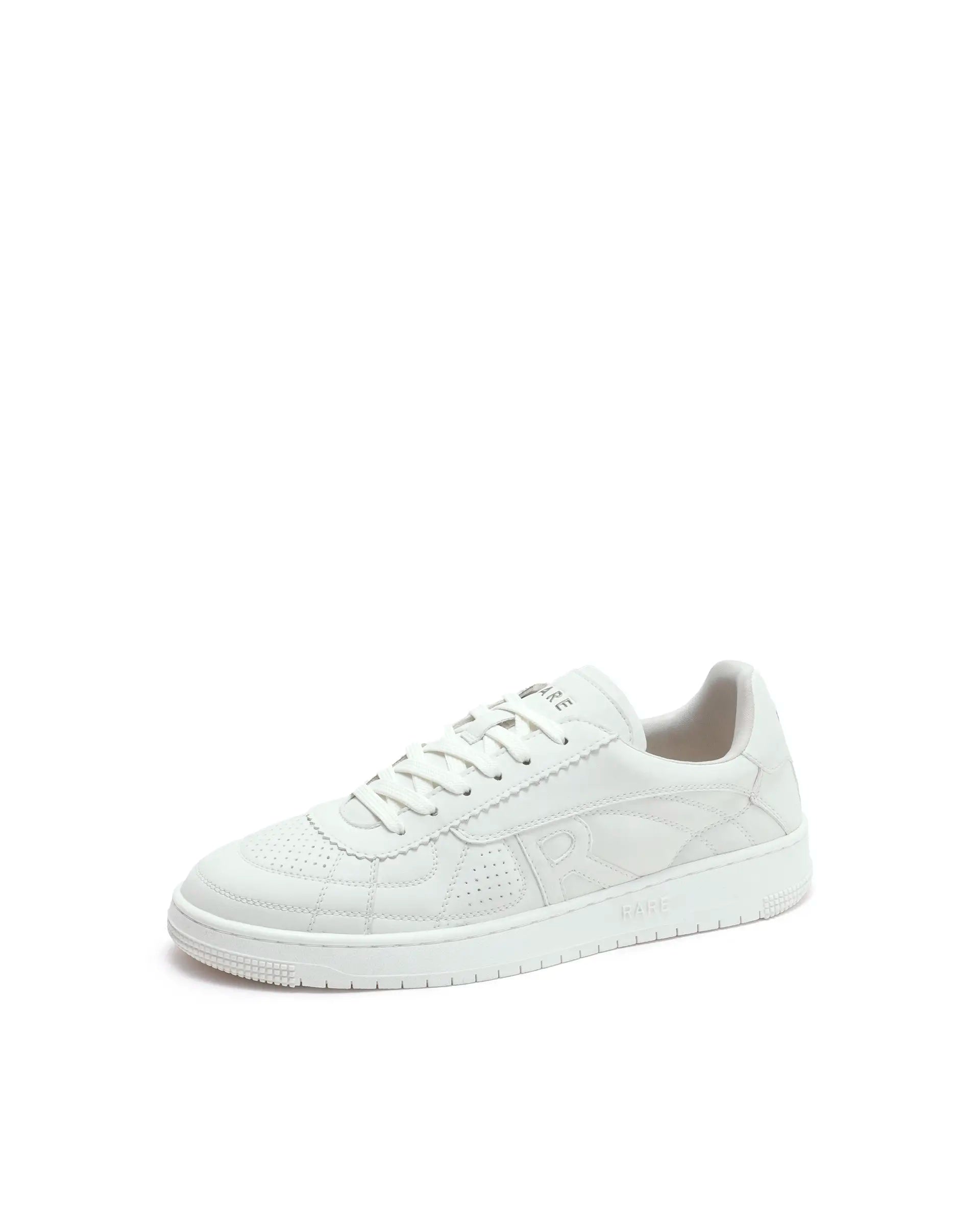 Rarez Men's Ragno 30 Off White Regular Micro Fiber Sneaker
