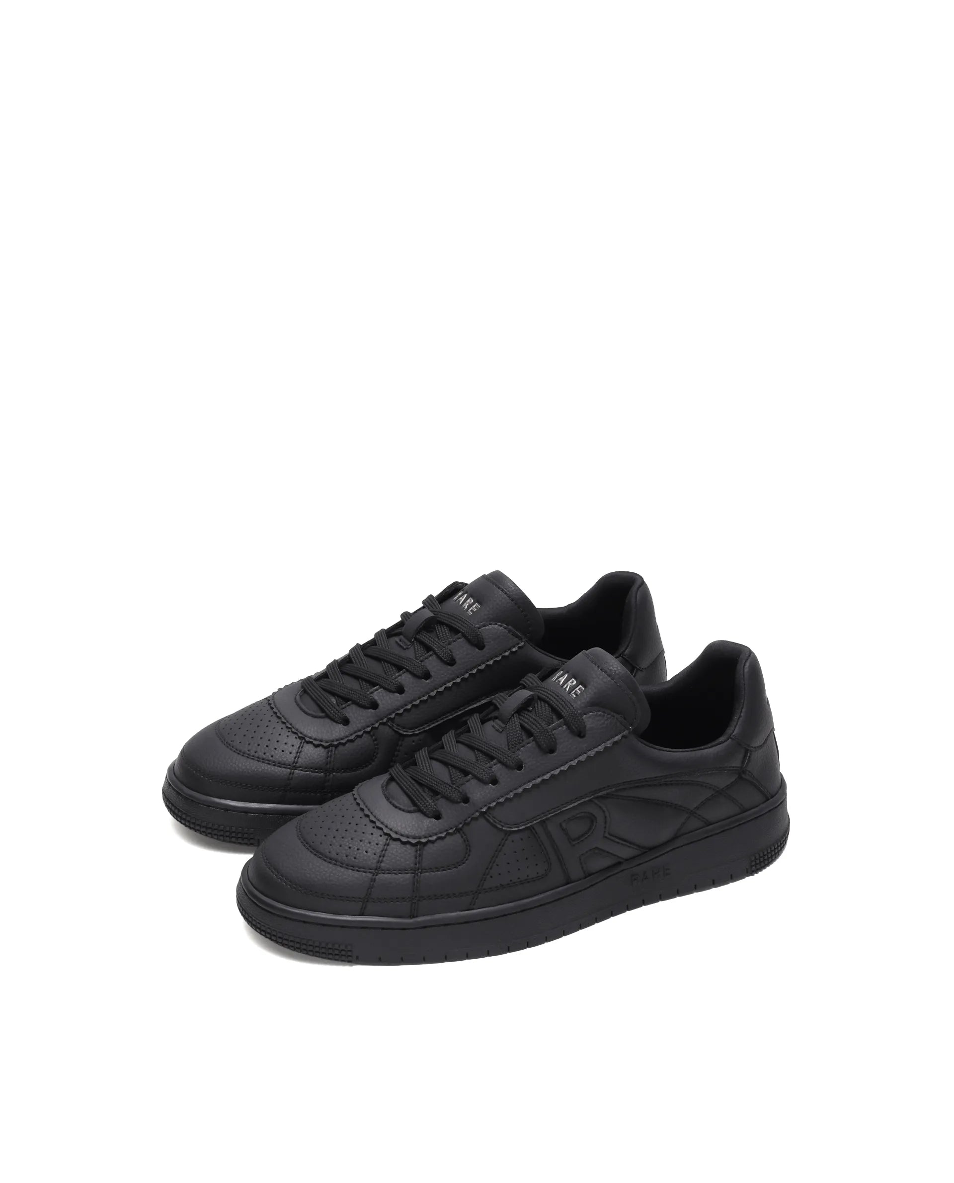 Rarez Men's Ragno 30 Black Regular Micro Fiber Sneaker