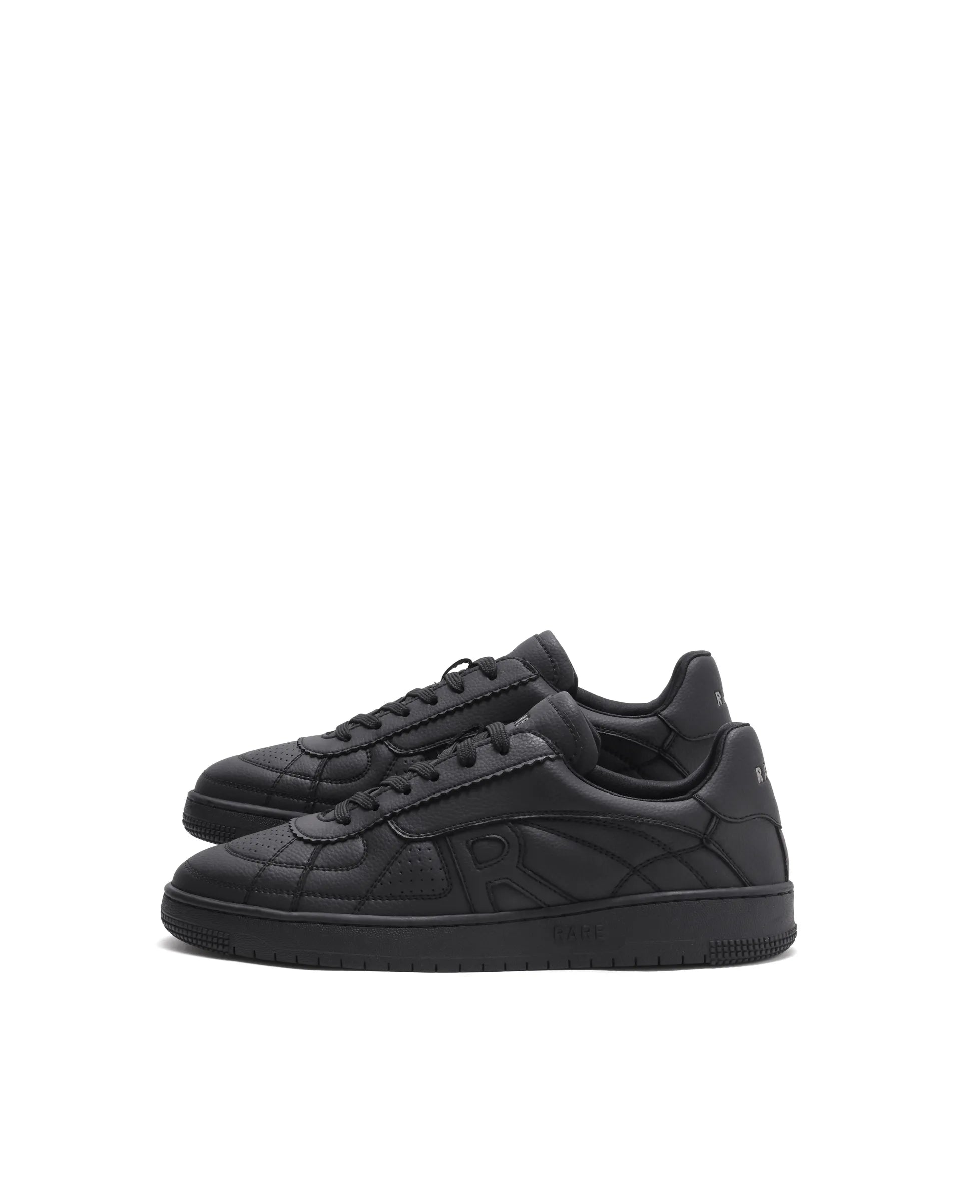 Rarez Men's Ragno 30 Black Regular Micro Fiber Sneaker