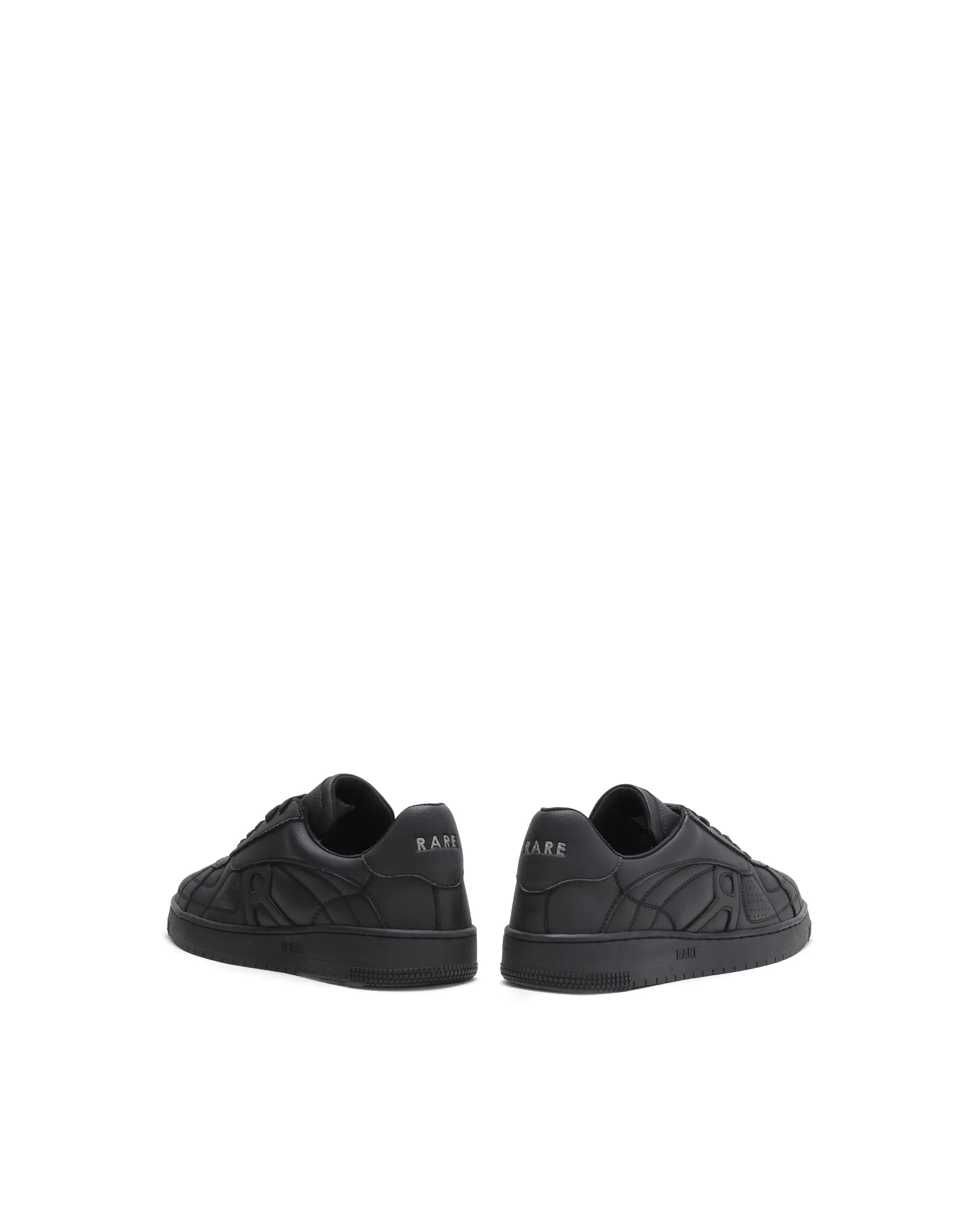 Rarez Men's Ragno 30 Black Regular Micro Fiber Sneaker