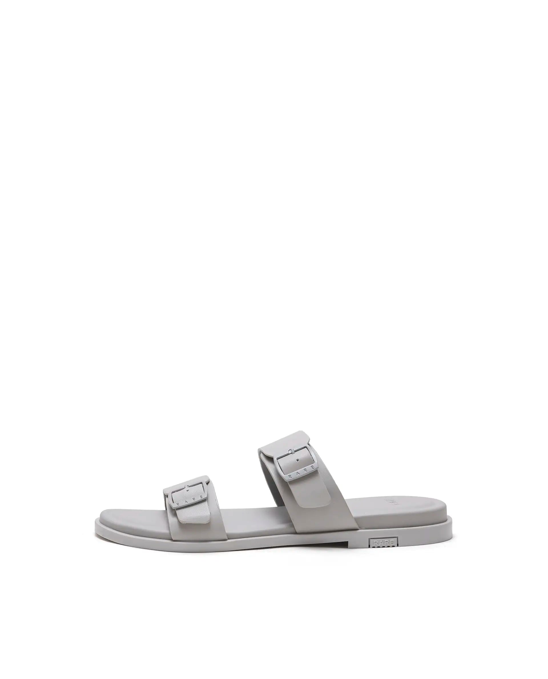 Rarez Men's Rayn Light Sledge Grey Leather Regular Sandal