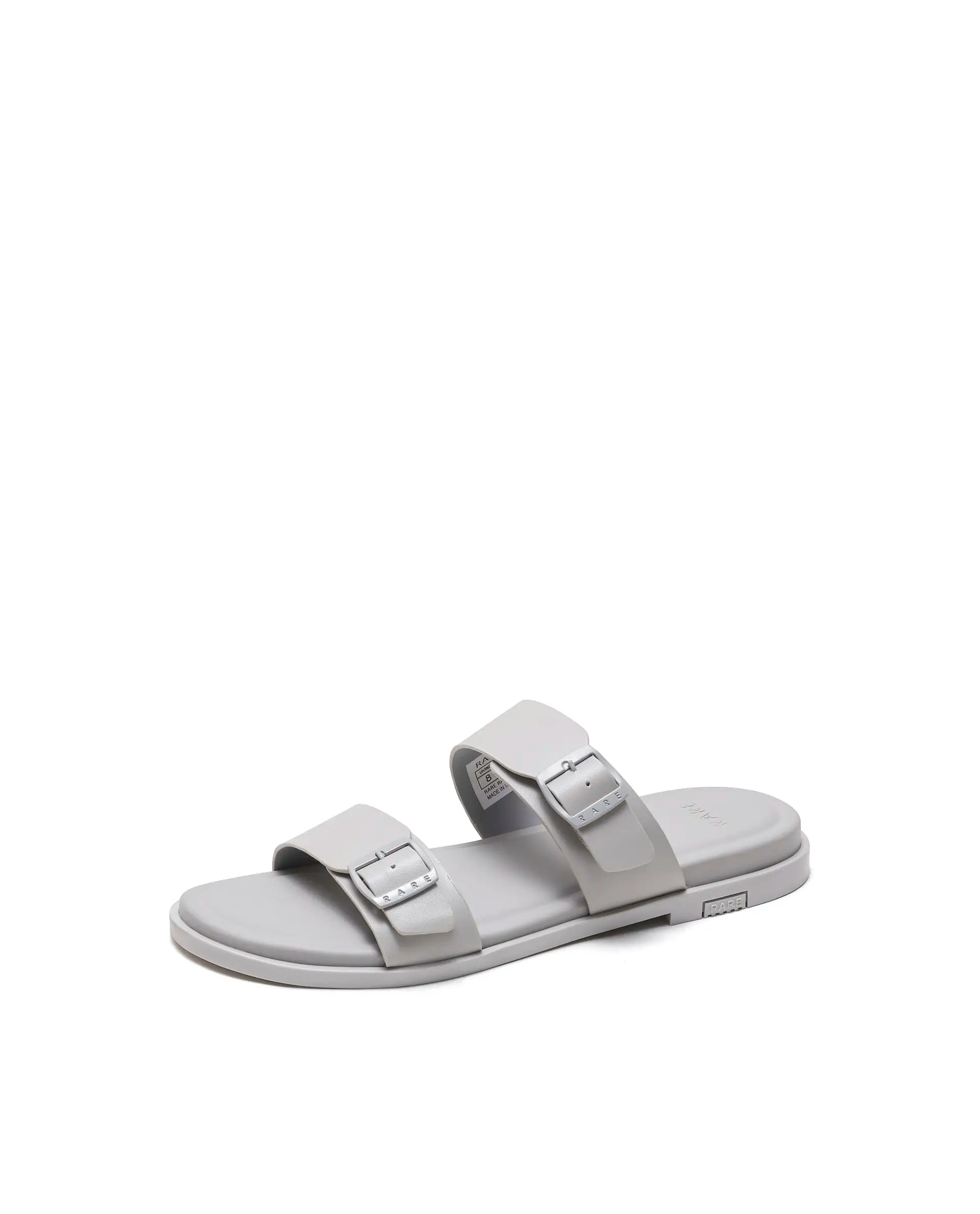 Rarez Men's Rayn Light Sledge Grey Leather Regular Sandal