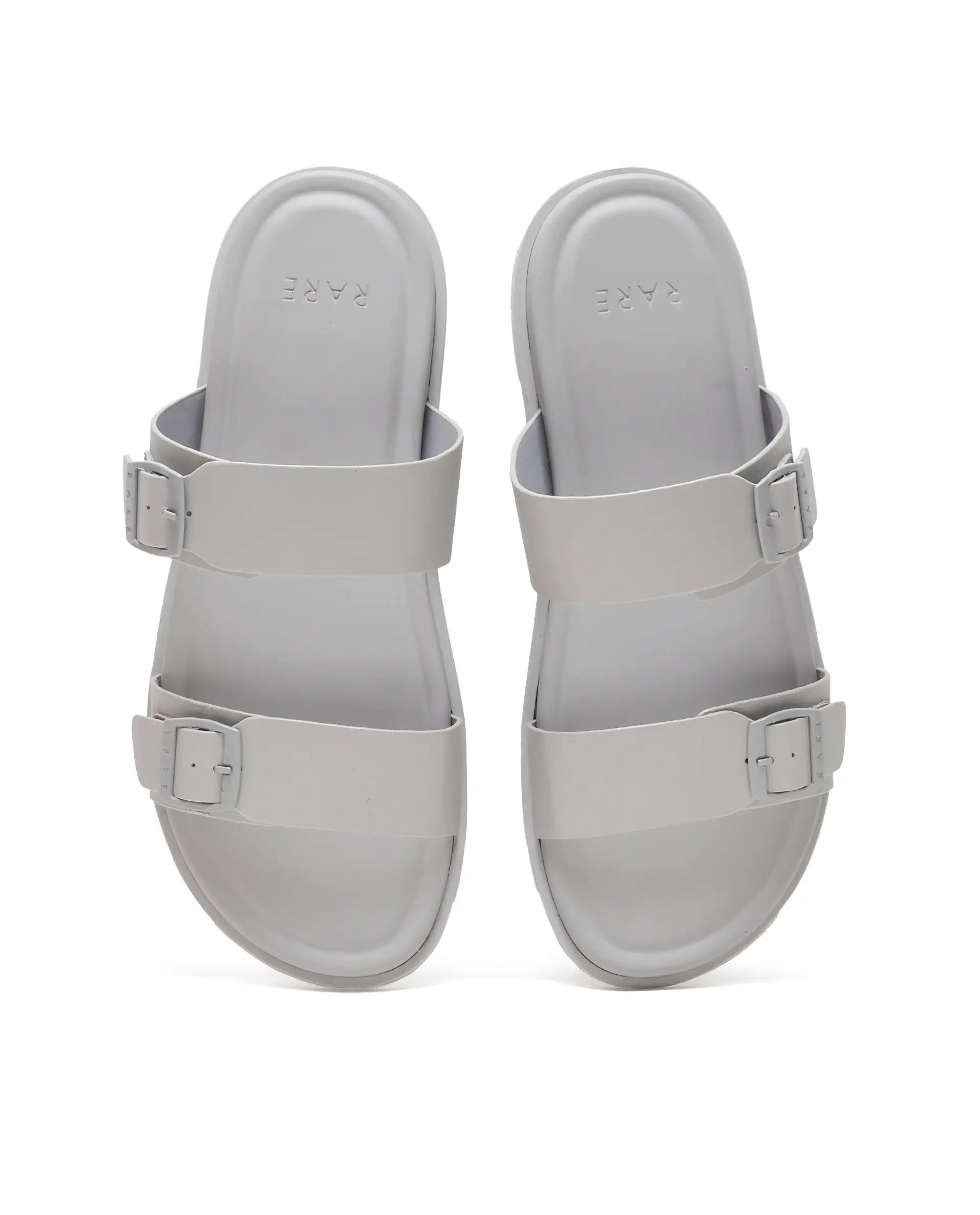 Rarez Men's Rayn Light Sledge Grey Leather Regular Sandal