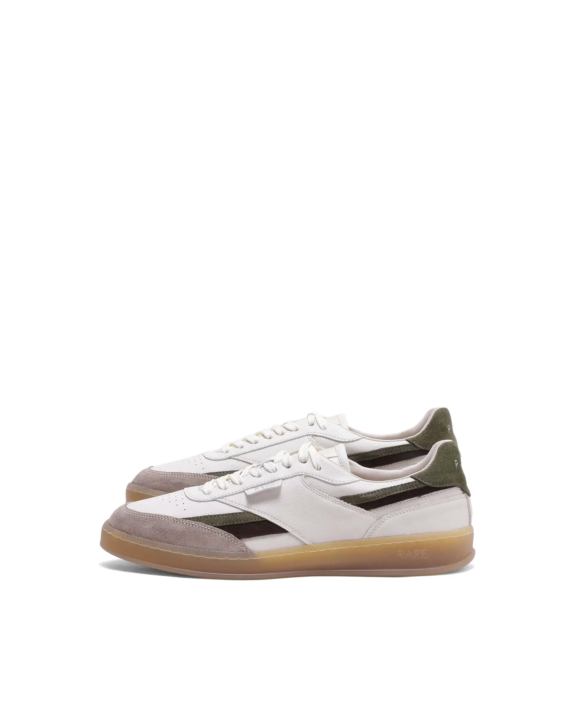 Rarez Men's Reed Primary Beige Micro Fiber Regular Sneaker