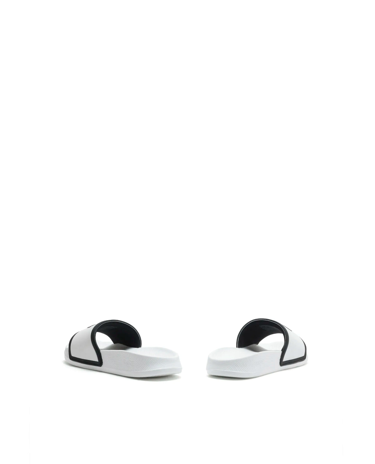 Rarez Mens Reff White/Black Synthetic Material Regular Typography Print Sandal