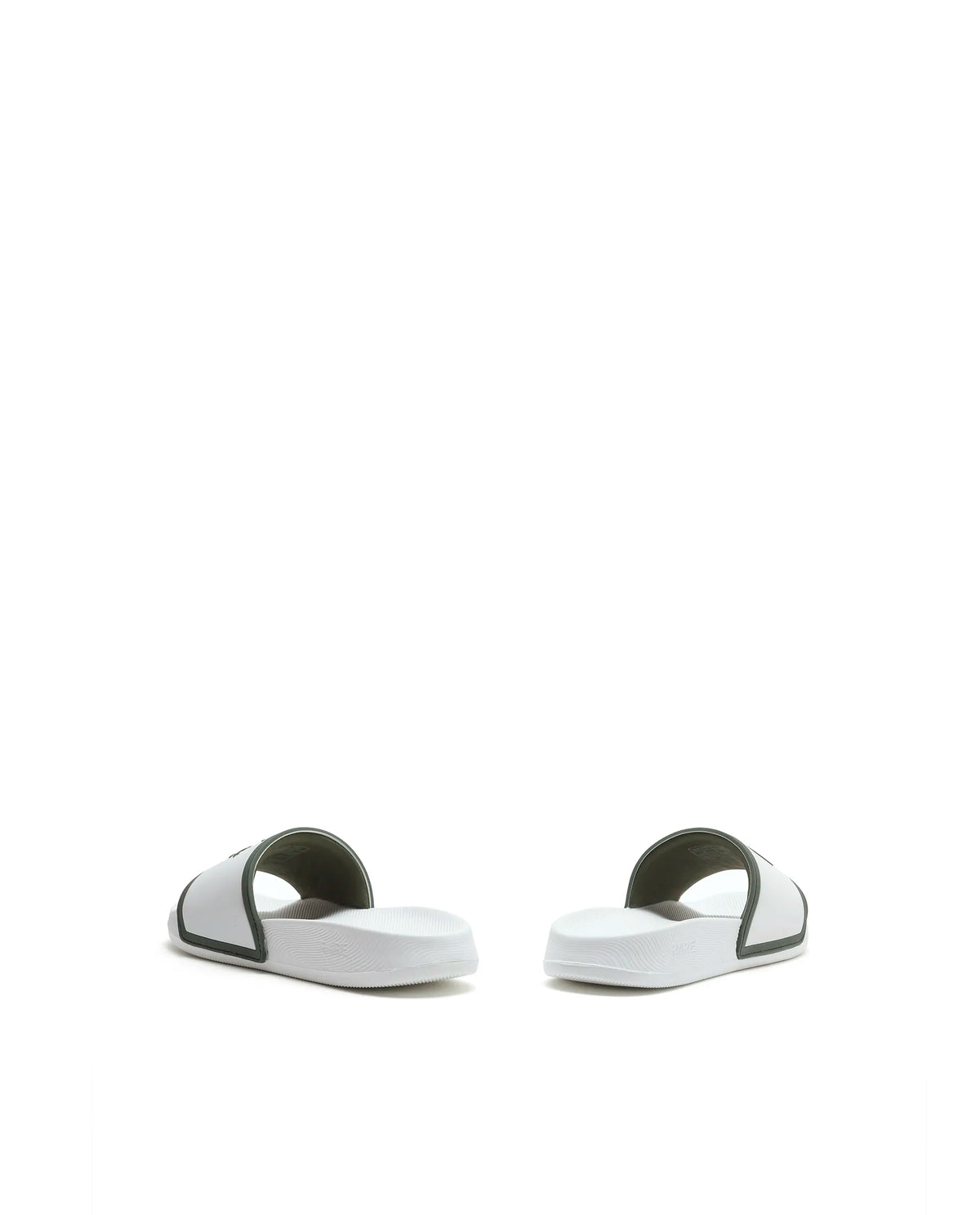 Rarez Mens Reff White/Sage Synthetic Material Regular Typography Print Sandal