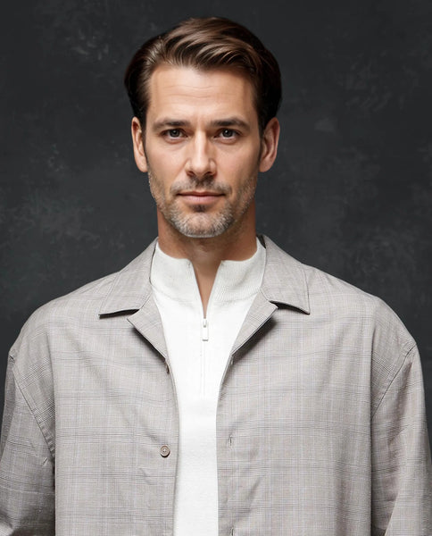 Buy Guild Casual - Reno - Beige Regular Fit Checked Print Shirt| Rare ...