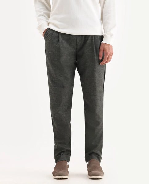 Buy Guild Statement - Renot - Dark Green Regular Fit Checked Print ...