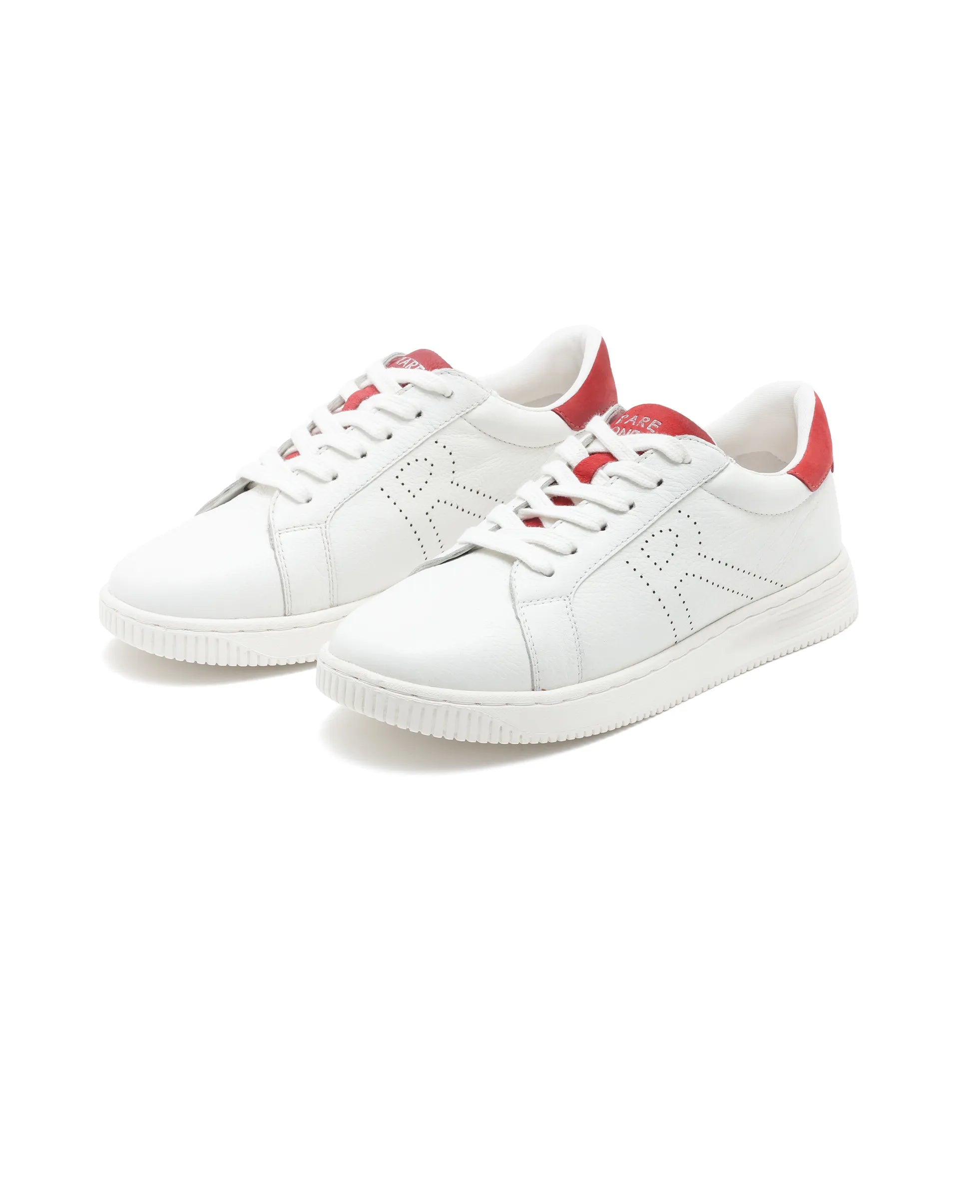 Rare Ones Kids Rock Red Leather Lace-Up Sneaker