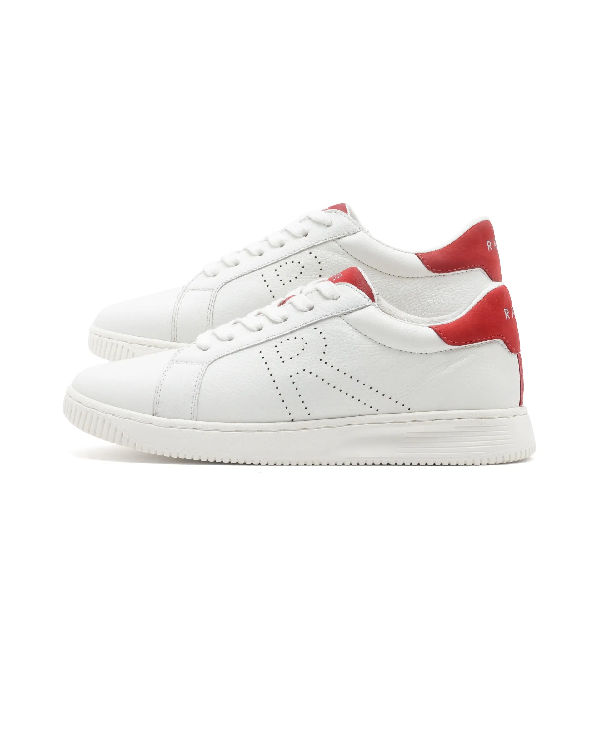 Rare Ones Kids Rock Red Leather Lace-Up Sneaker