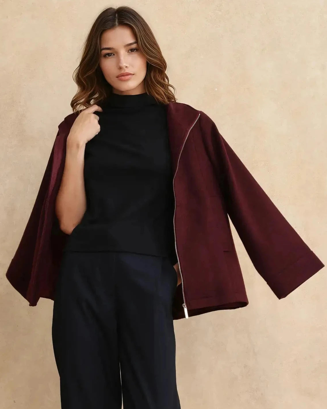 Rareism Women Rohdrio Black Knitted Plain Top