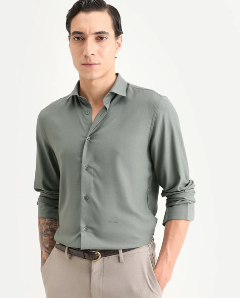 Rare Rabbit Men's Medo-Kpb Dusky Green Kurta-Suit main image 1
