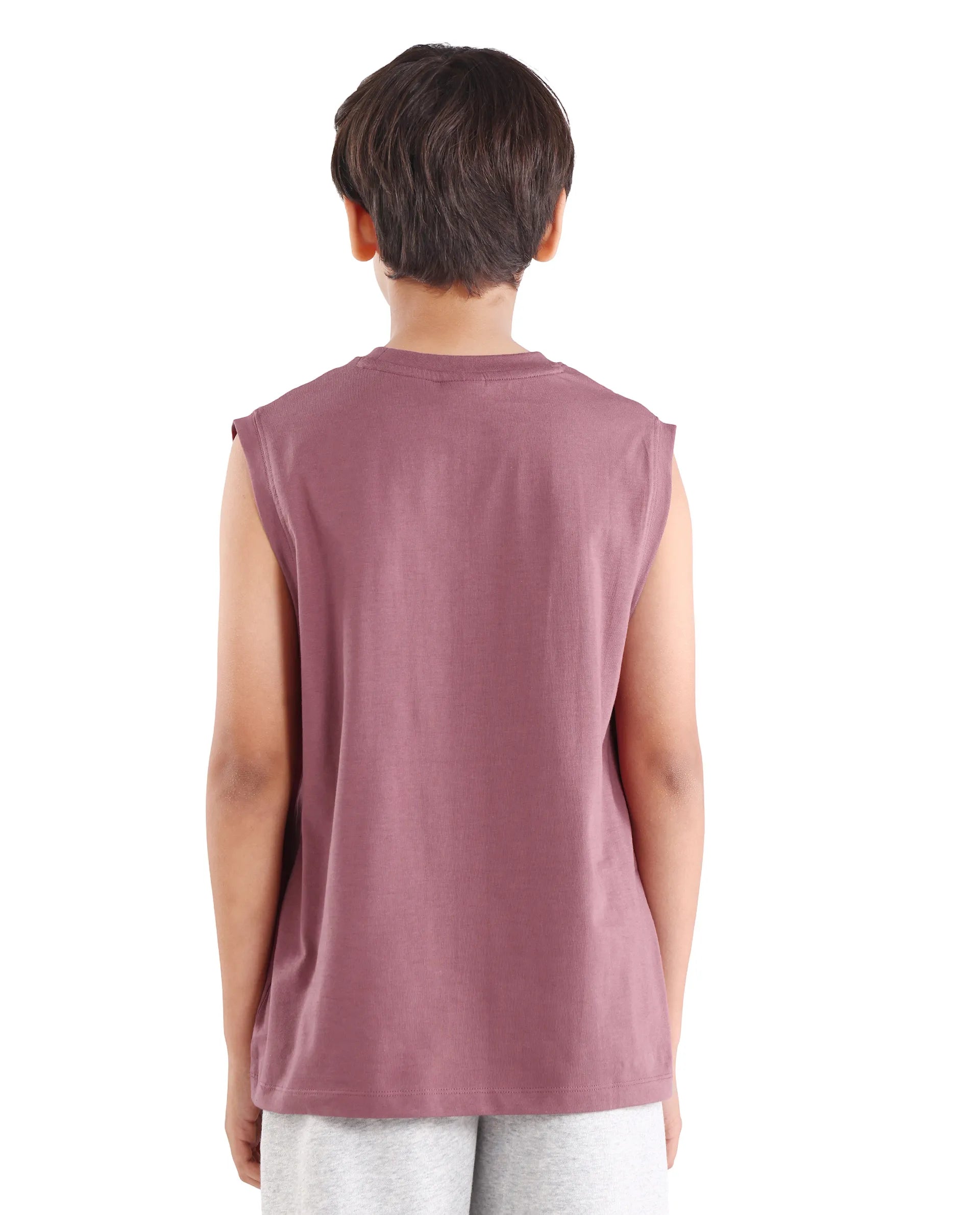 Rare Ones Kids Aloha Dusky Pink Cotton Blend Fabric Pull-On Closure Regular Fit T-Shirt