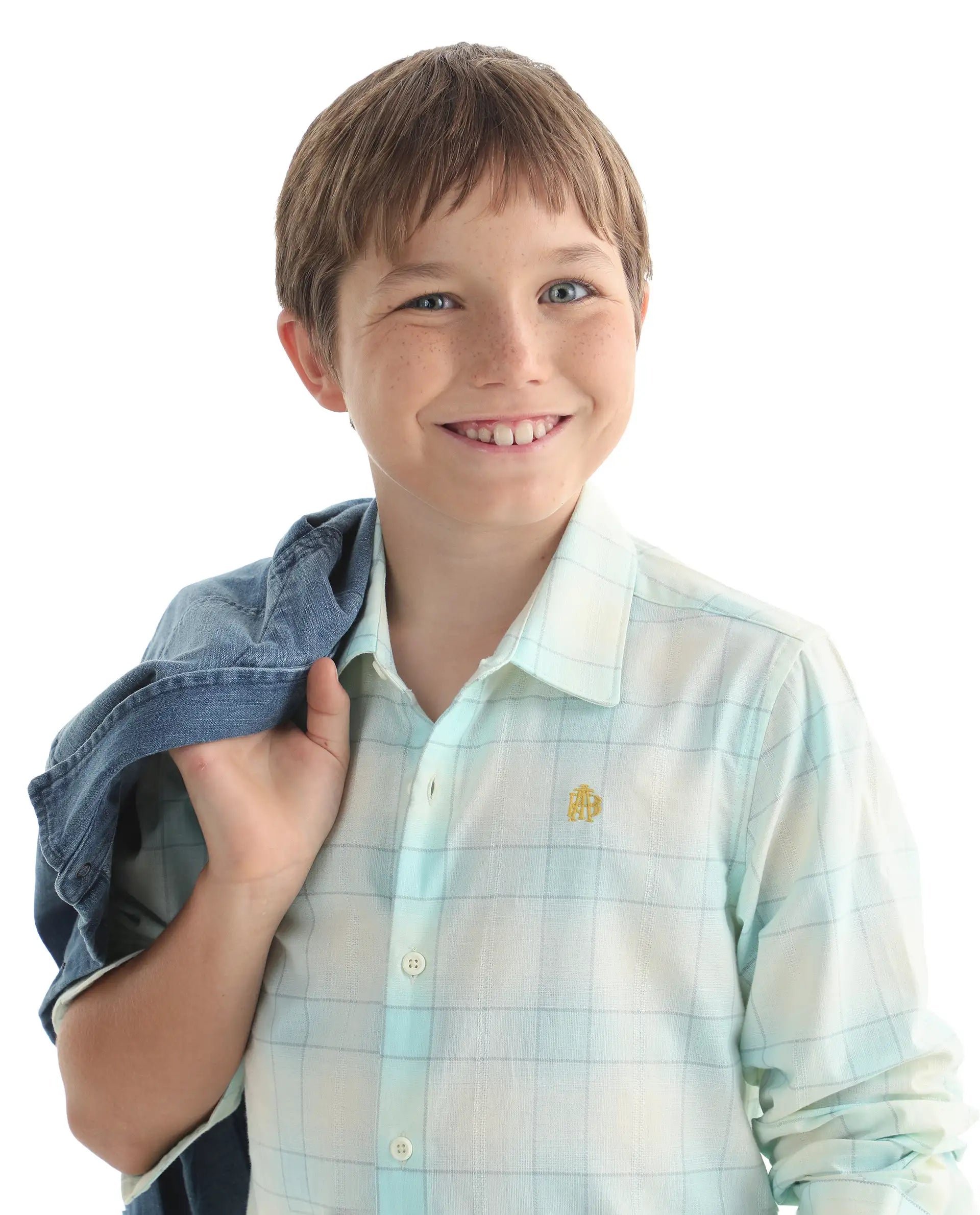 Rare Ones Kids Bryd Light Yellow Cotton Fabric Button Closure Regular Fit Shirt