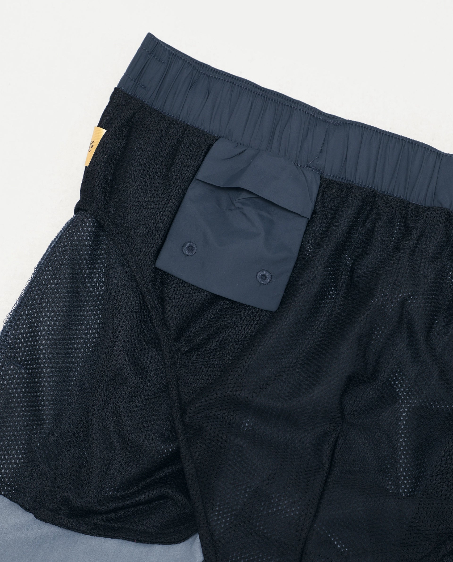 Rare Rabbit Men's Kort Aw26 Navy Polyester Belt Regular Plain Swim Trunks