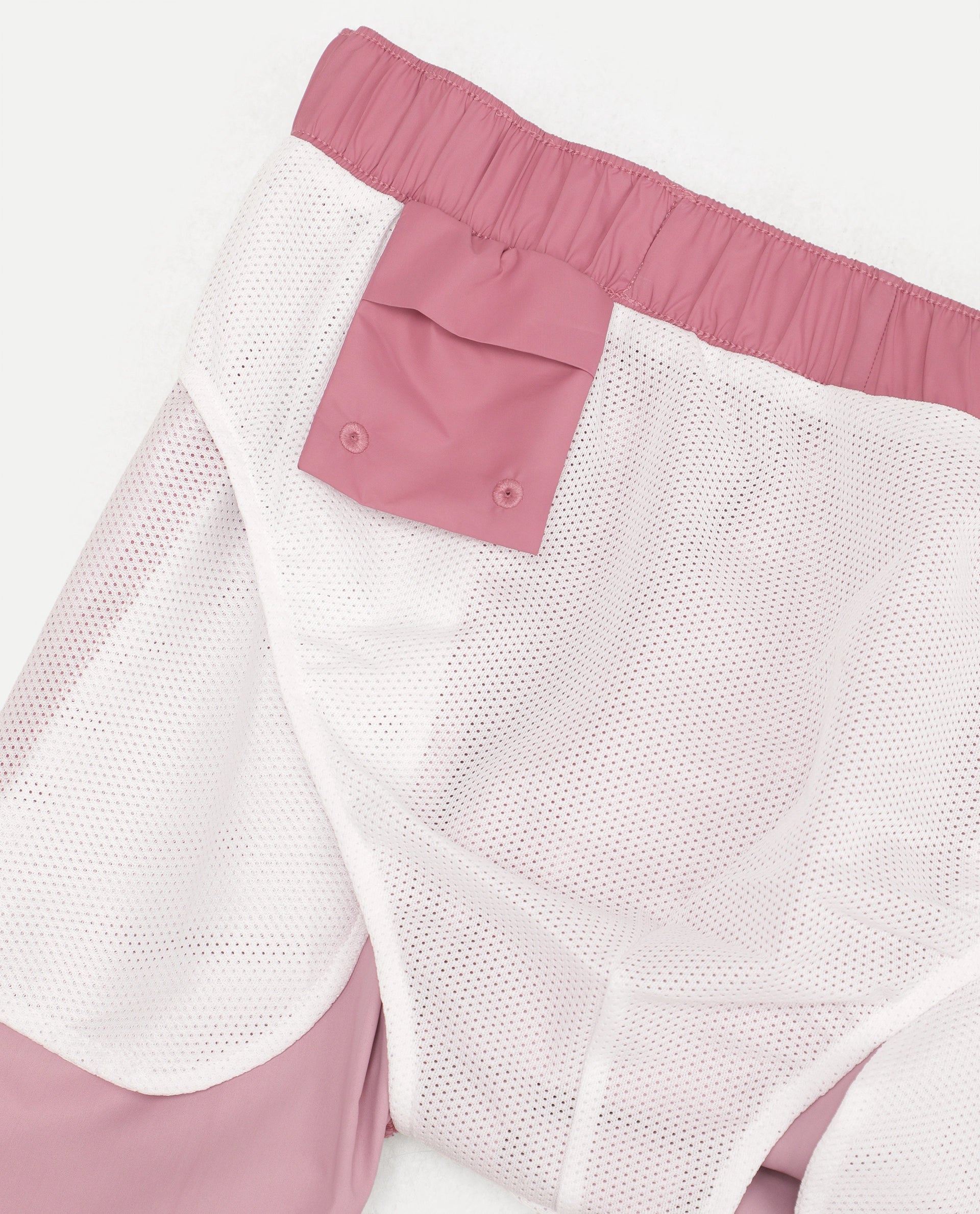 Rare Rabbit Men's Kort Aw26 Pink Polyester Belt Regular Plain Swim Trunks
