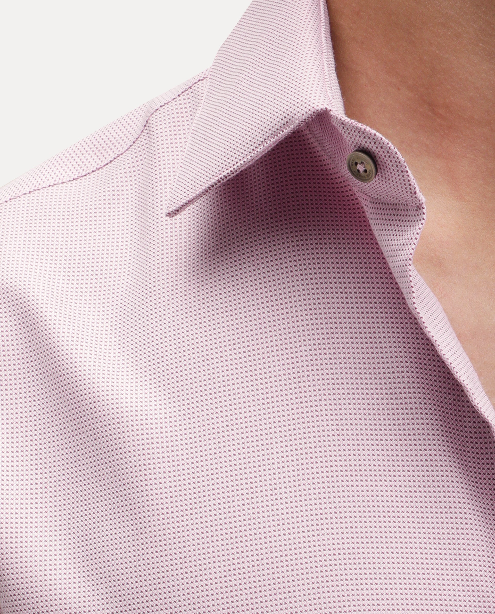 Rare Rabbit Men's Ovaro Primary Pink Polyester Blend Spread Collar Button Regular Checked Shirt