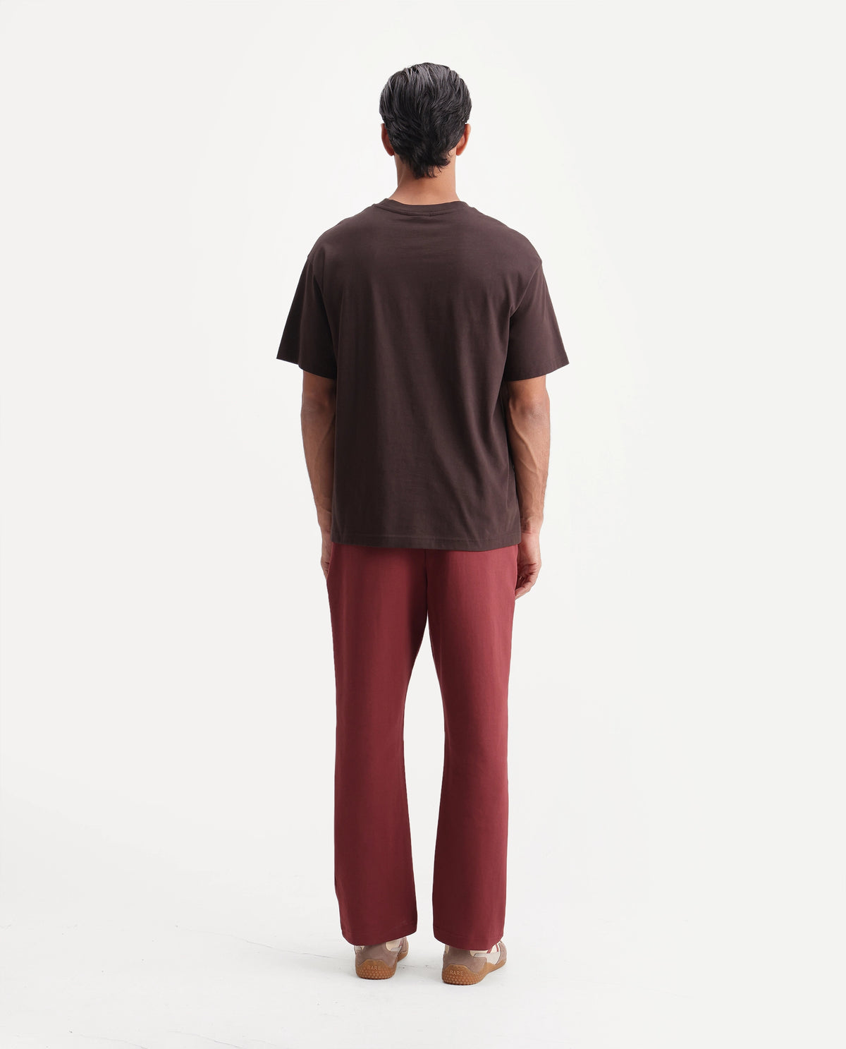 Rare Rabbit Men's Dali Dusky Rust Cotton Blend Regular Plain Track Pant - image 7