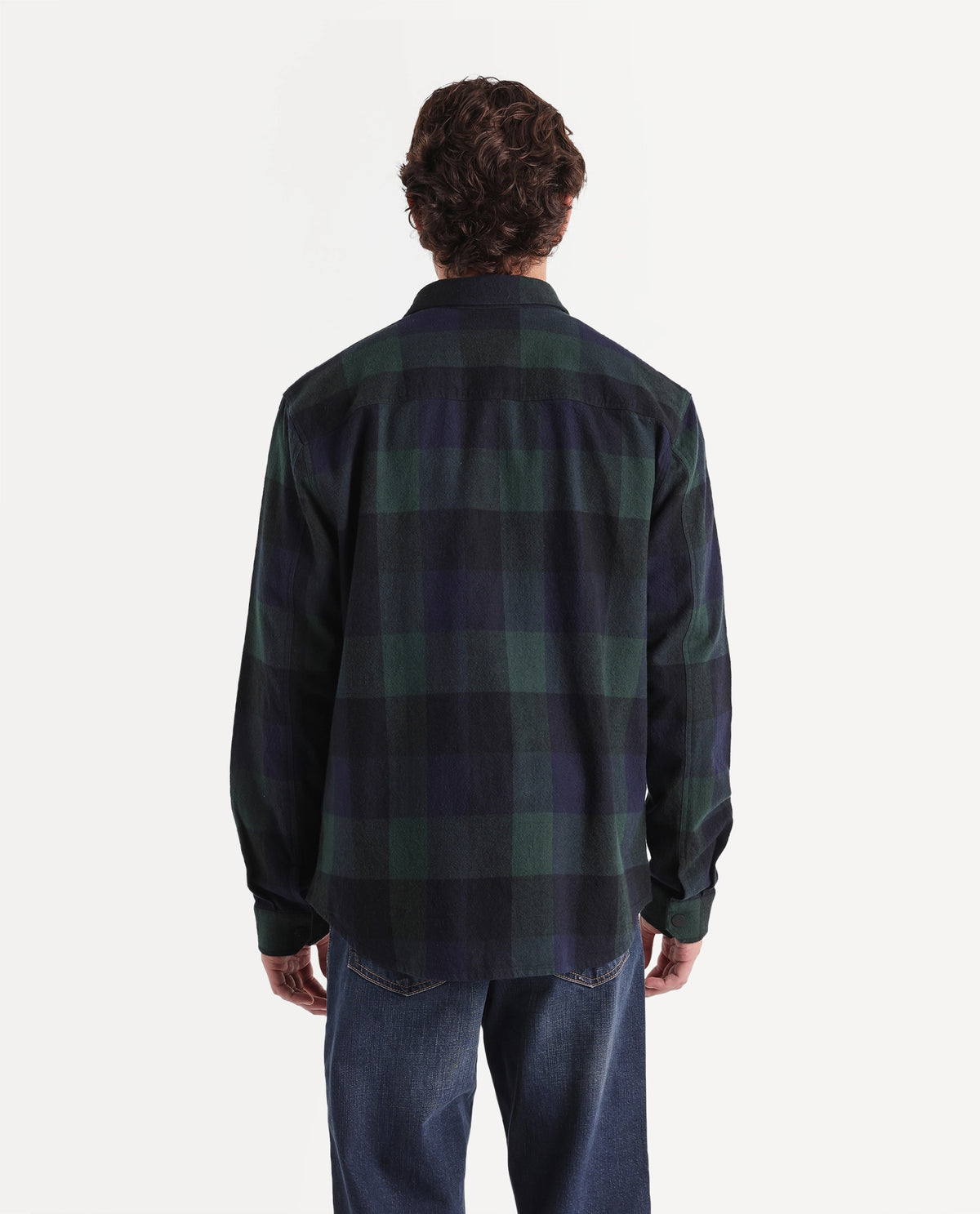 Rare Rabbit Men's Asdo Green Cotton Snap Button Regular Fit Checked Shirt