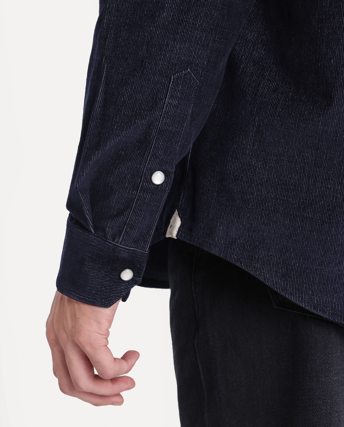 Rare Rabbit Men's Gary Blue Cotton Blend Button Regular Fit Plain Shirt