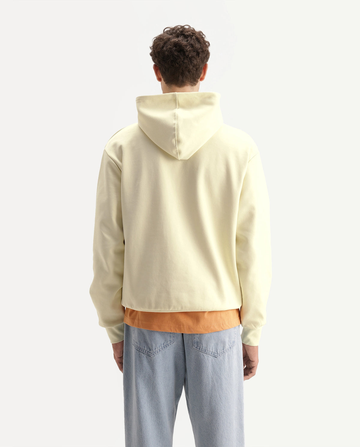 Rare Rabbit Men's Ble Light Yellow Cotton Blend Hooded Regular Graphic Print Sweatshirt - image 7