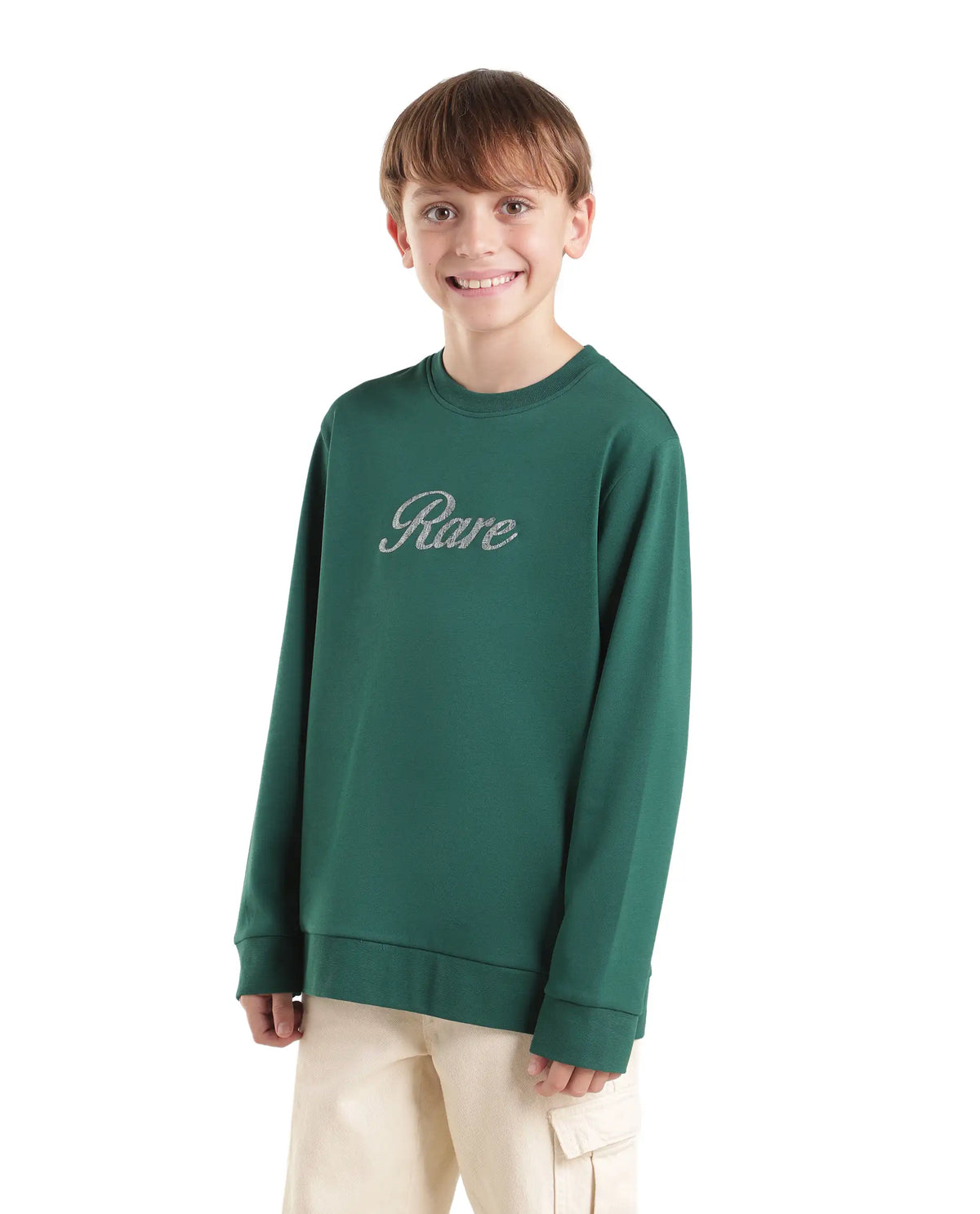 Rare Ones Kids Hank Green Cotton Blend Fabric Pull-On Regular Fit Embroidered T-Shirt