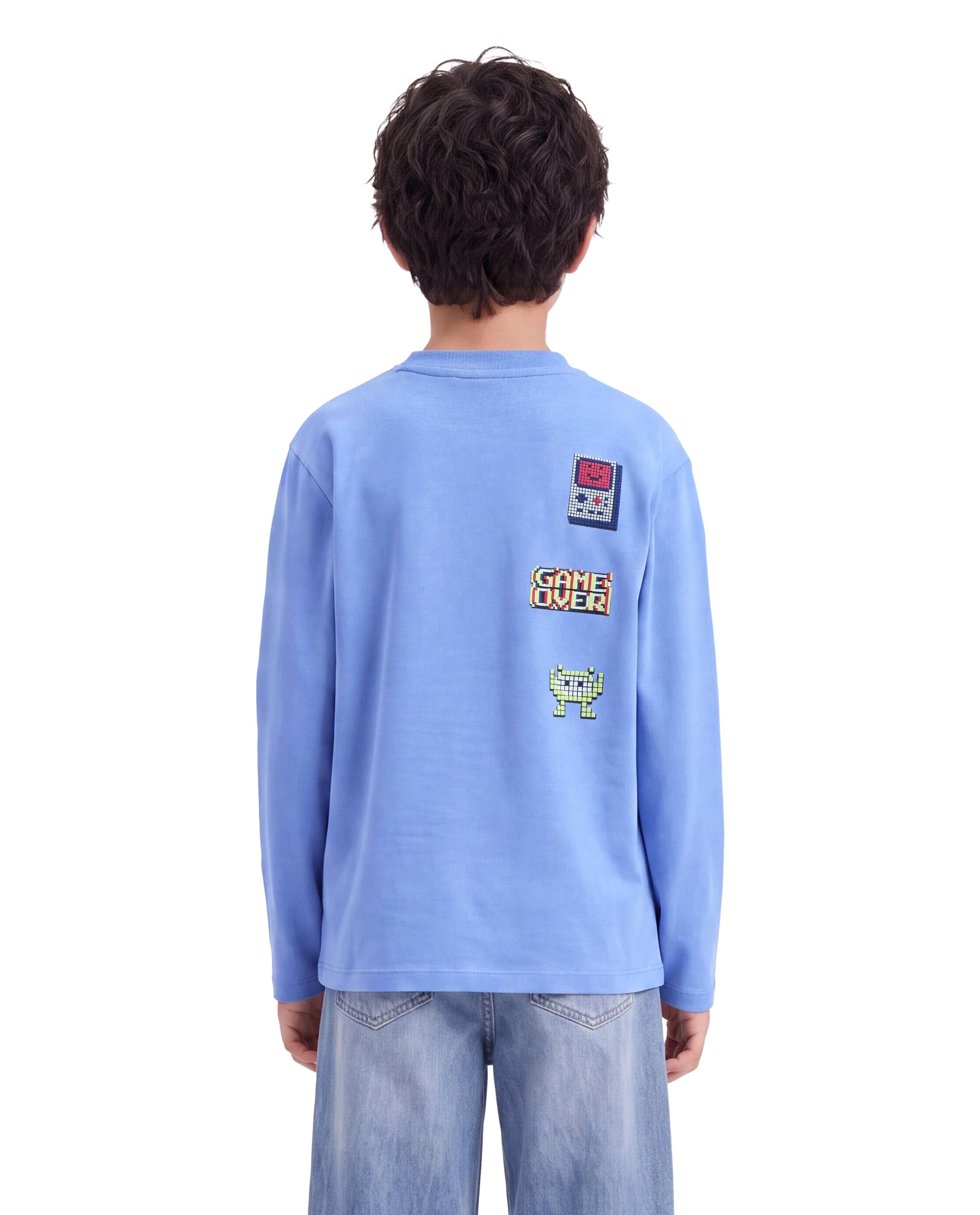 Rare Ones Kids Seth Pastel Purple Cotton Blend Fabric Pull-On Regular Fit Graphic Print T-Shirt