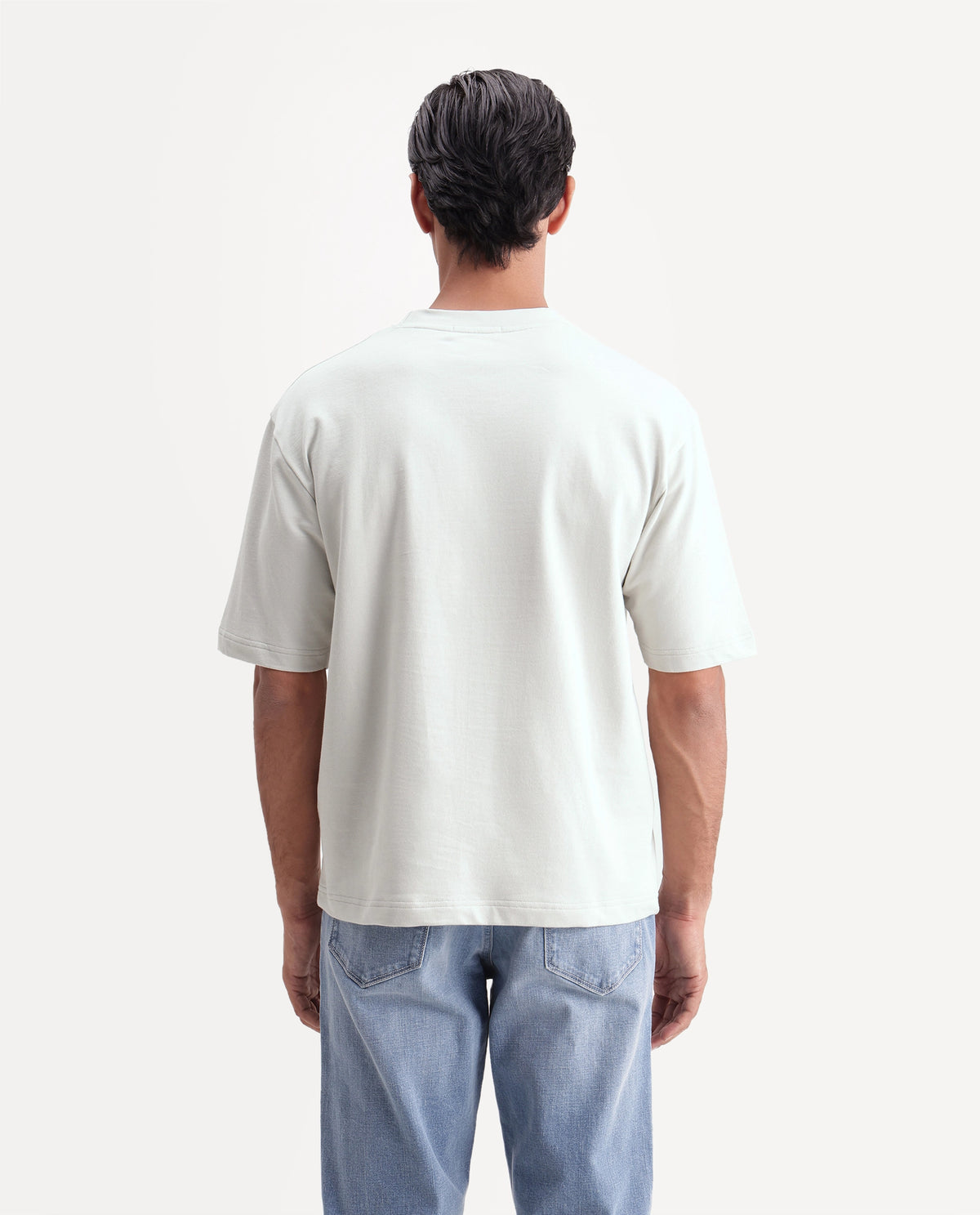 Rare Rabbit Men's Pokyo Grey Cotton Crew Neck Relaxed Graphic Print T-Shirt - image 7