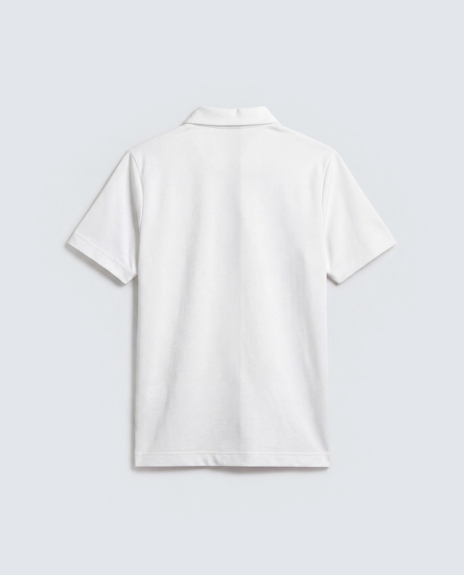 Rare Rabbit Men's Basic Rr-Corp-Cove White Cotton Blend Spread Collar Regular Plain Polo