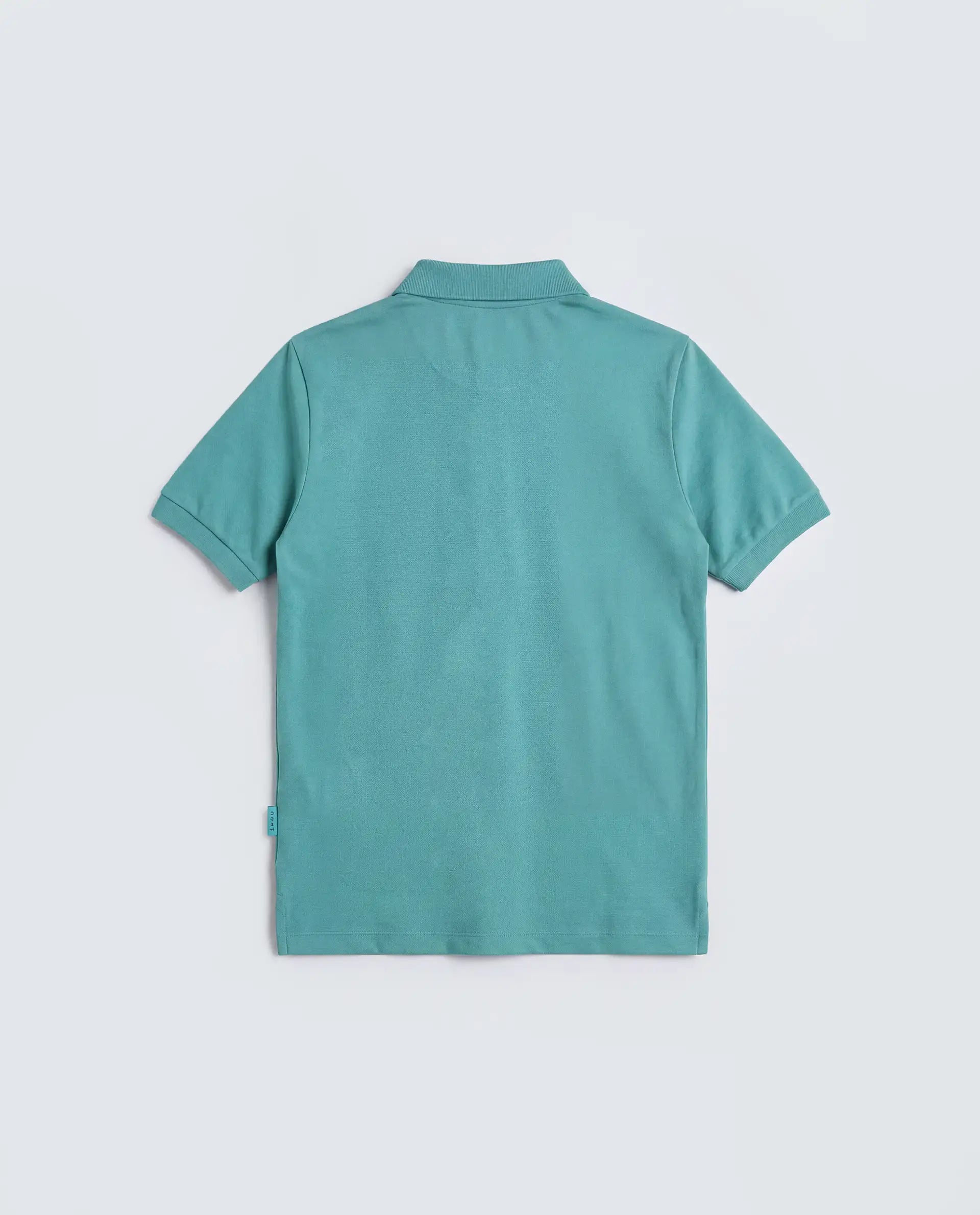 Rareism Women's Basic Rr-Corp-Elane Green Cotton CollaredRegular Plain Polo