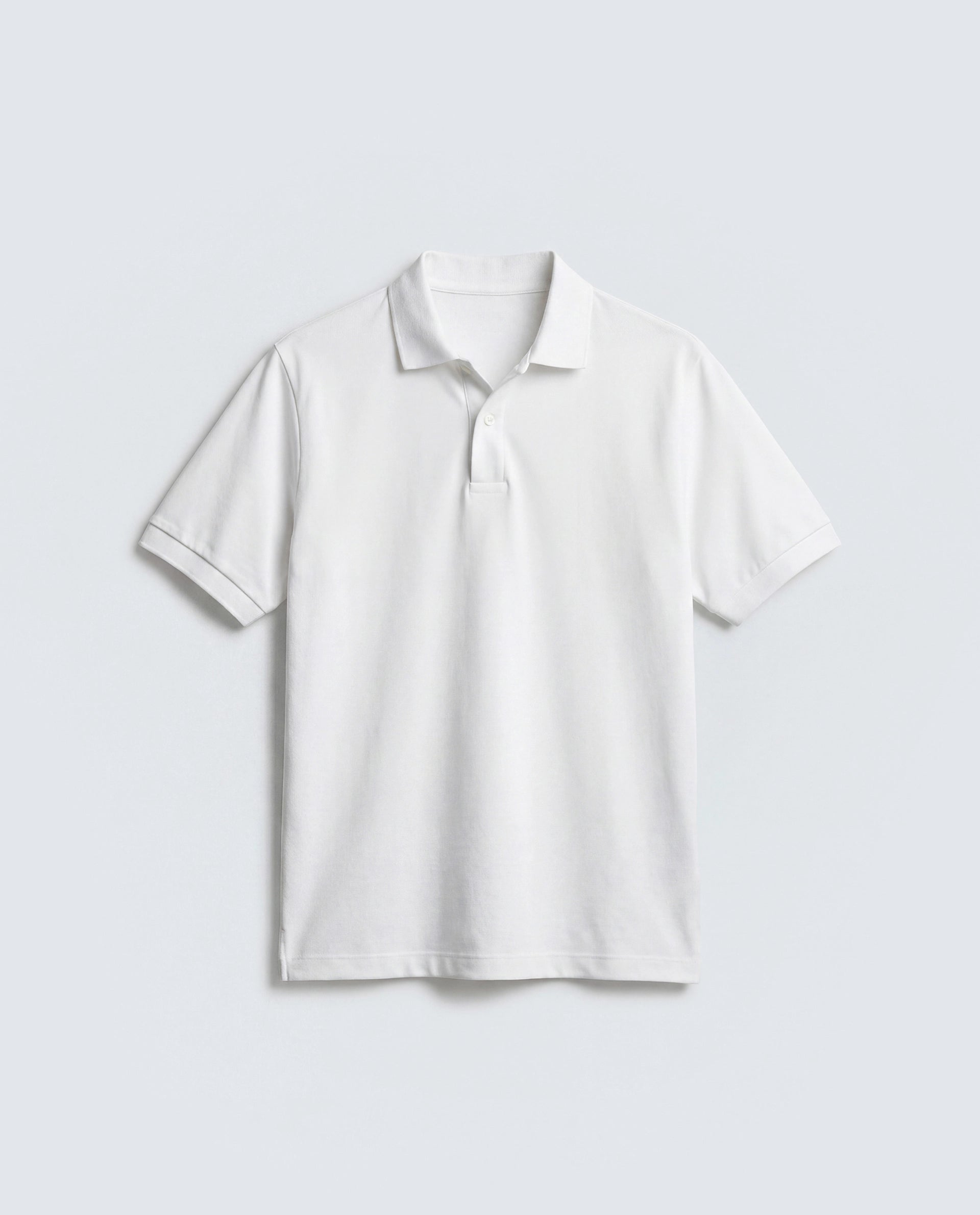 Rare Rabbit Men's Basic Rr-Corp-Tove White Cotton Spread Collar Regular Plain Polo