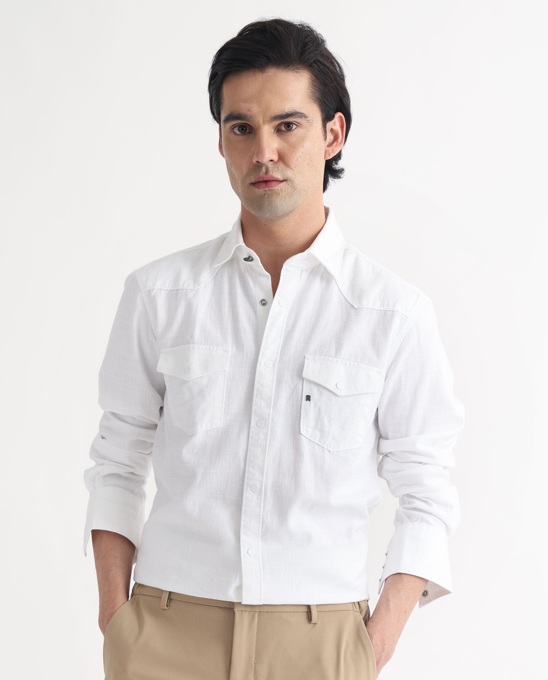 Buy Key Apparel Mens Long Sleeve Western Snap Denim Shirt Denim  SmallRegular at Amazonin
