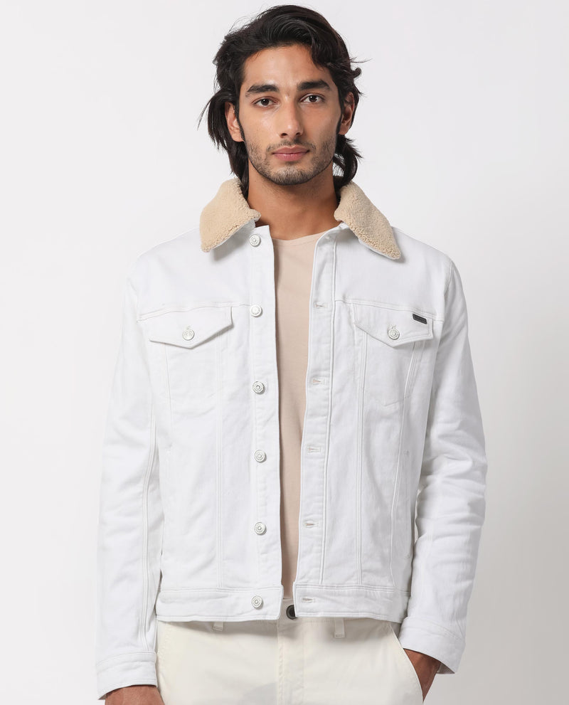 J.Crew: Denim Jacket In White For Women