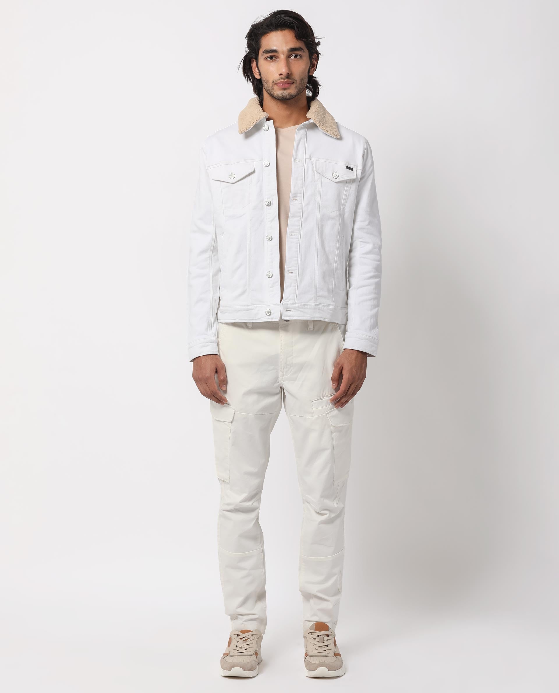 Off-White Denim jacket with tears | Men's Clothing | Vitkac