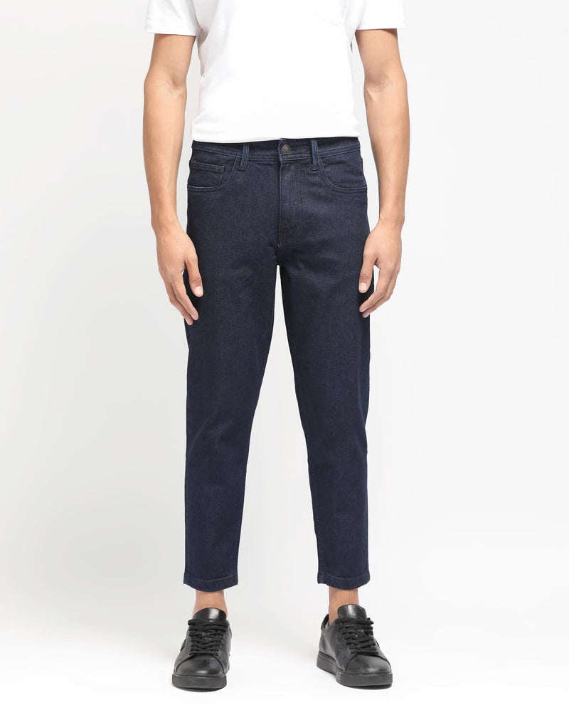 CARROT FIT MID-RISE RINSE WASH JEANS