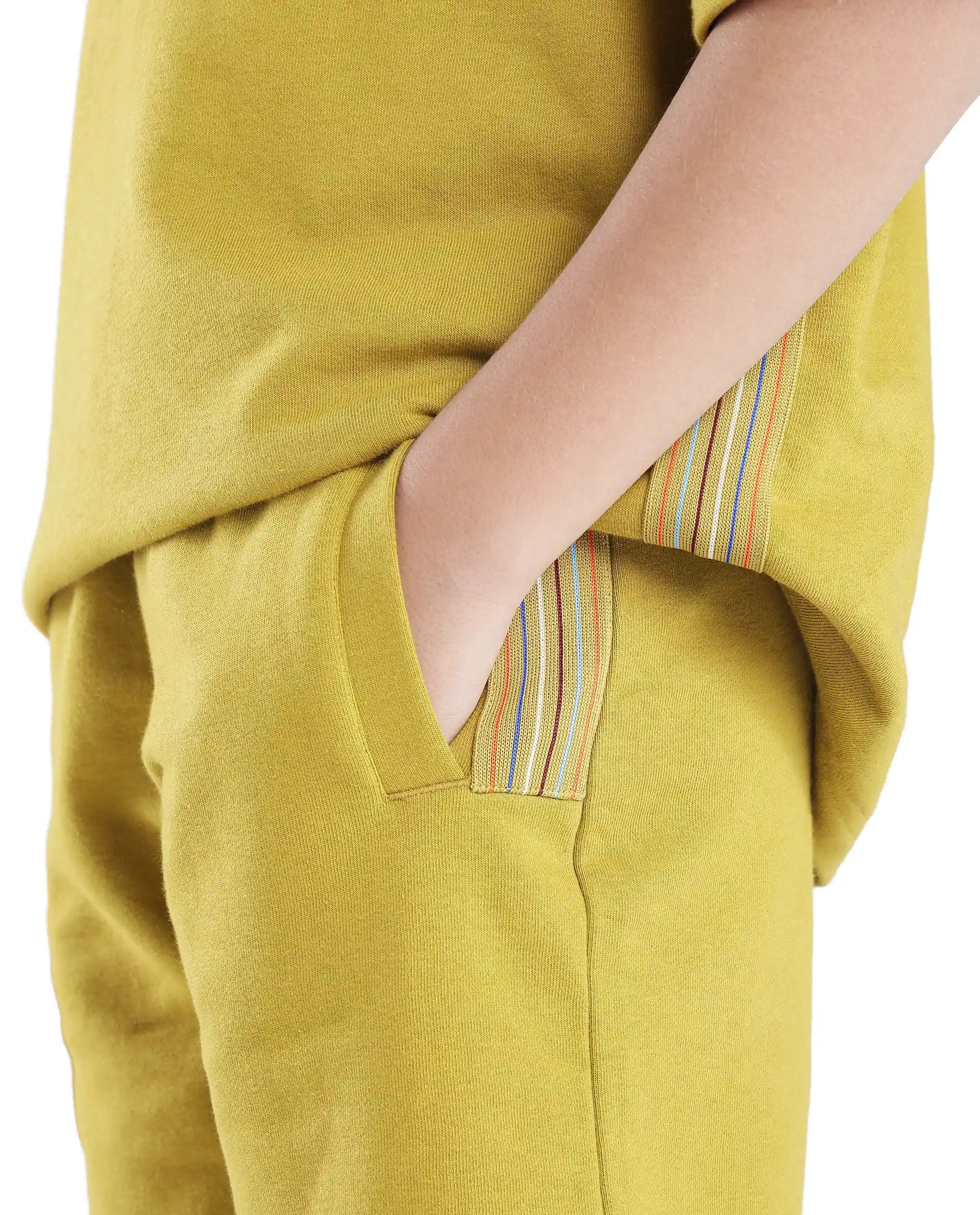 Rare Ones Kids San Olive Cotton Regular Fit Applique Short