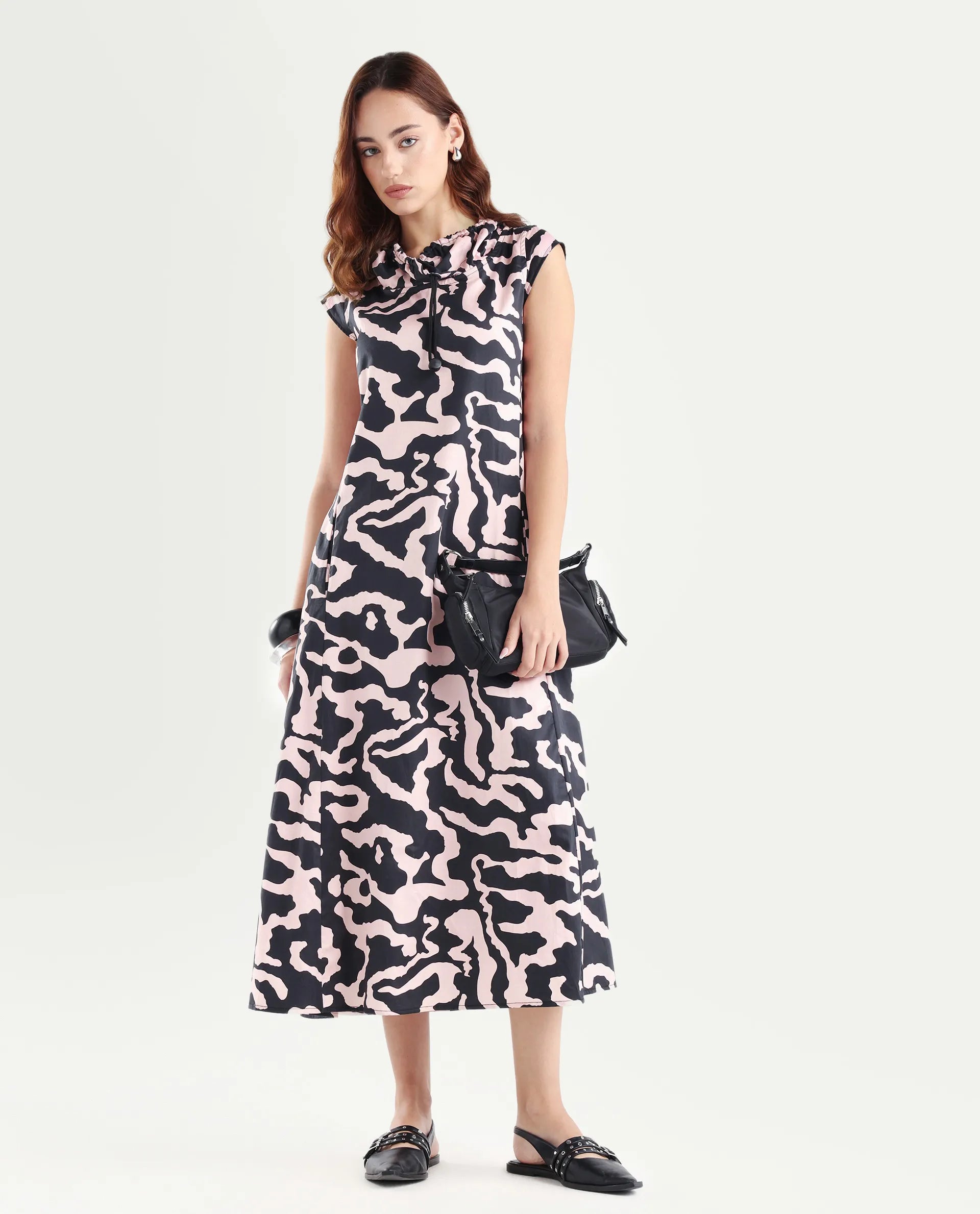 Rareism Women's Santro Black Dress