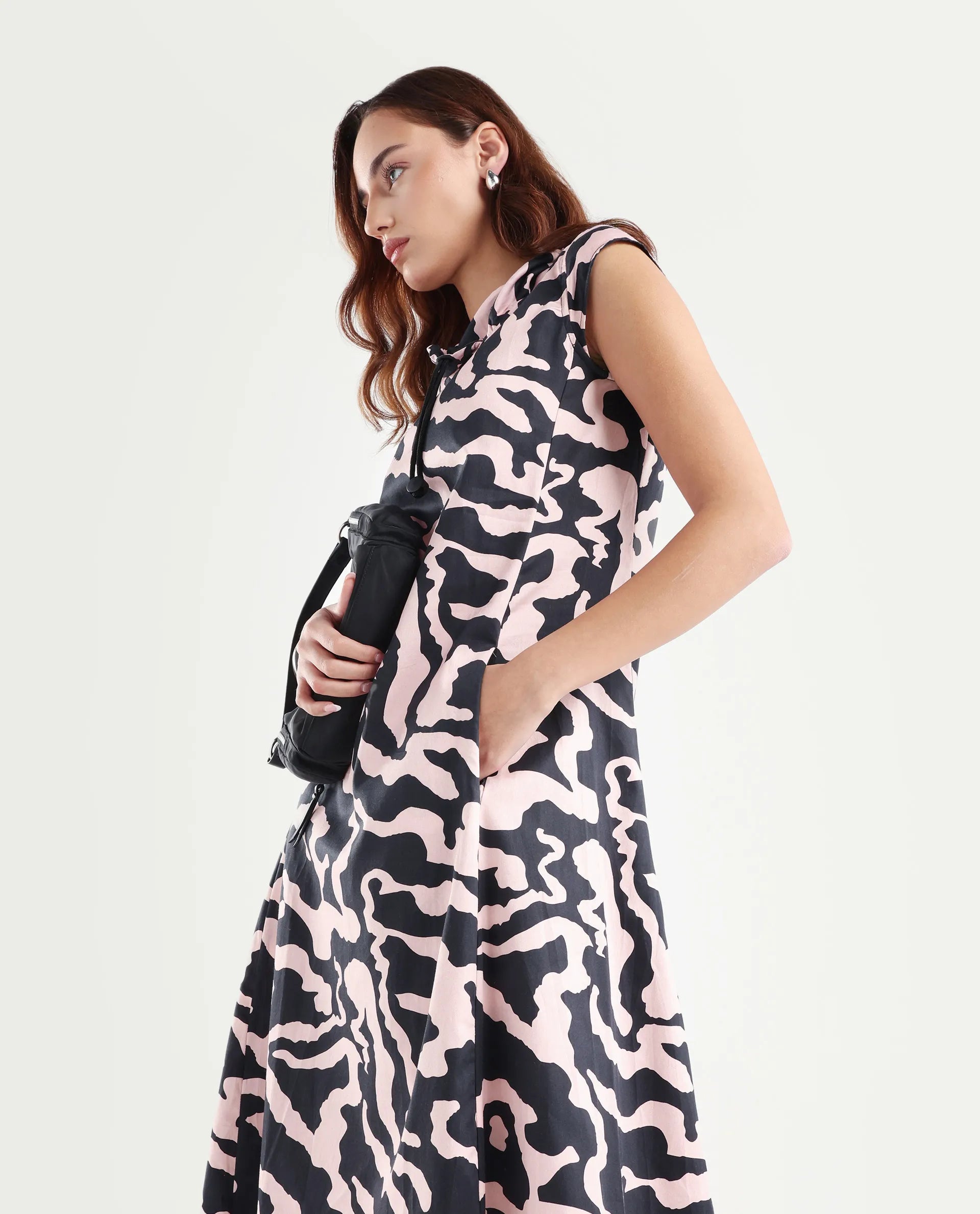 Rareism Women's Santro Black Dress