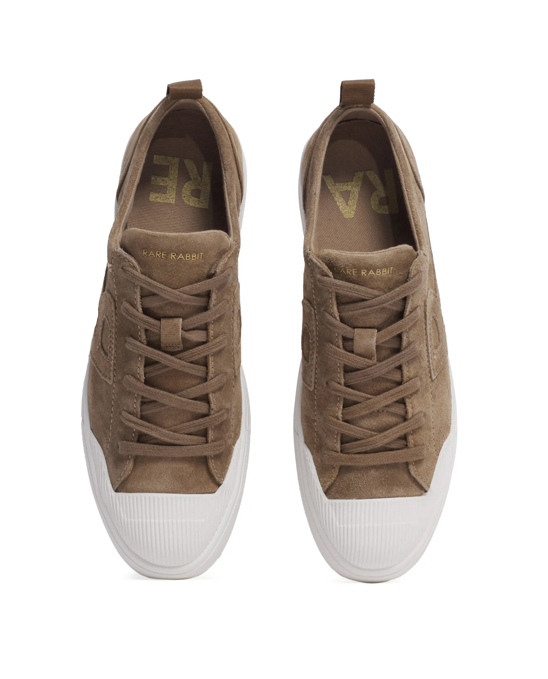 Rare Rabbit Men Sauron Camel Lace-Up Shoes