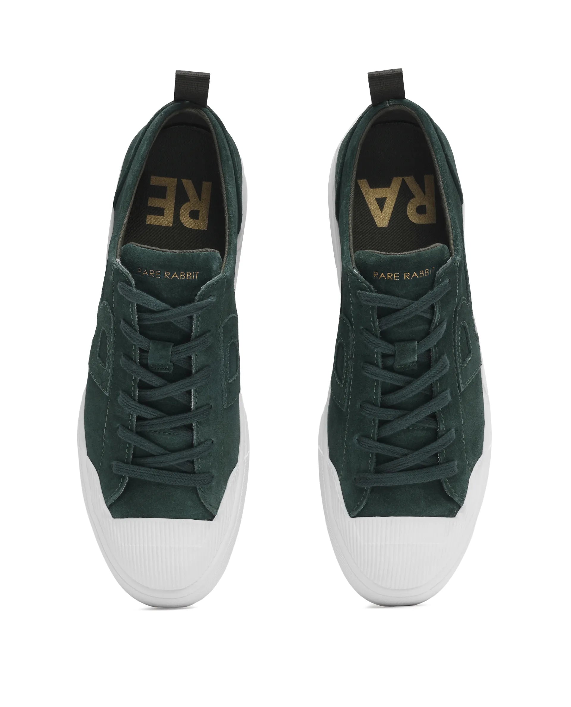 Rare Rabbit Men Sauron Green Lace-Up Shoes