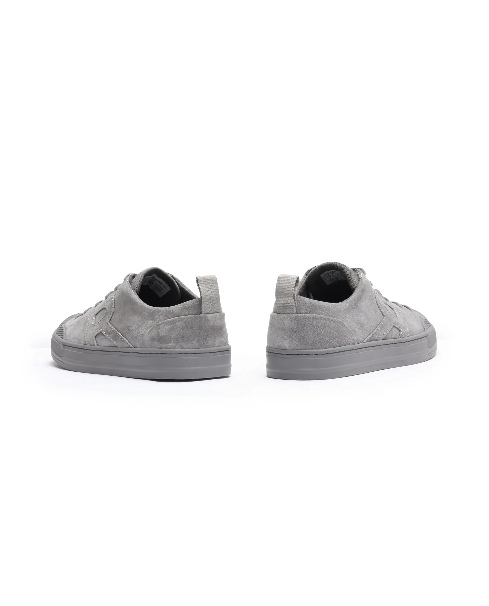 Rare Rabbit Men Sauron Light Grey Lace-Up Shoes