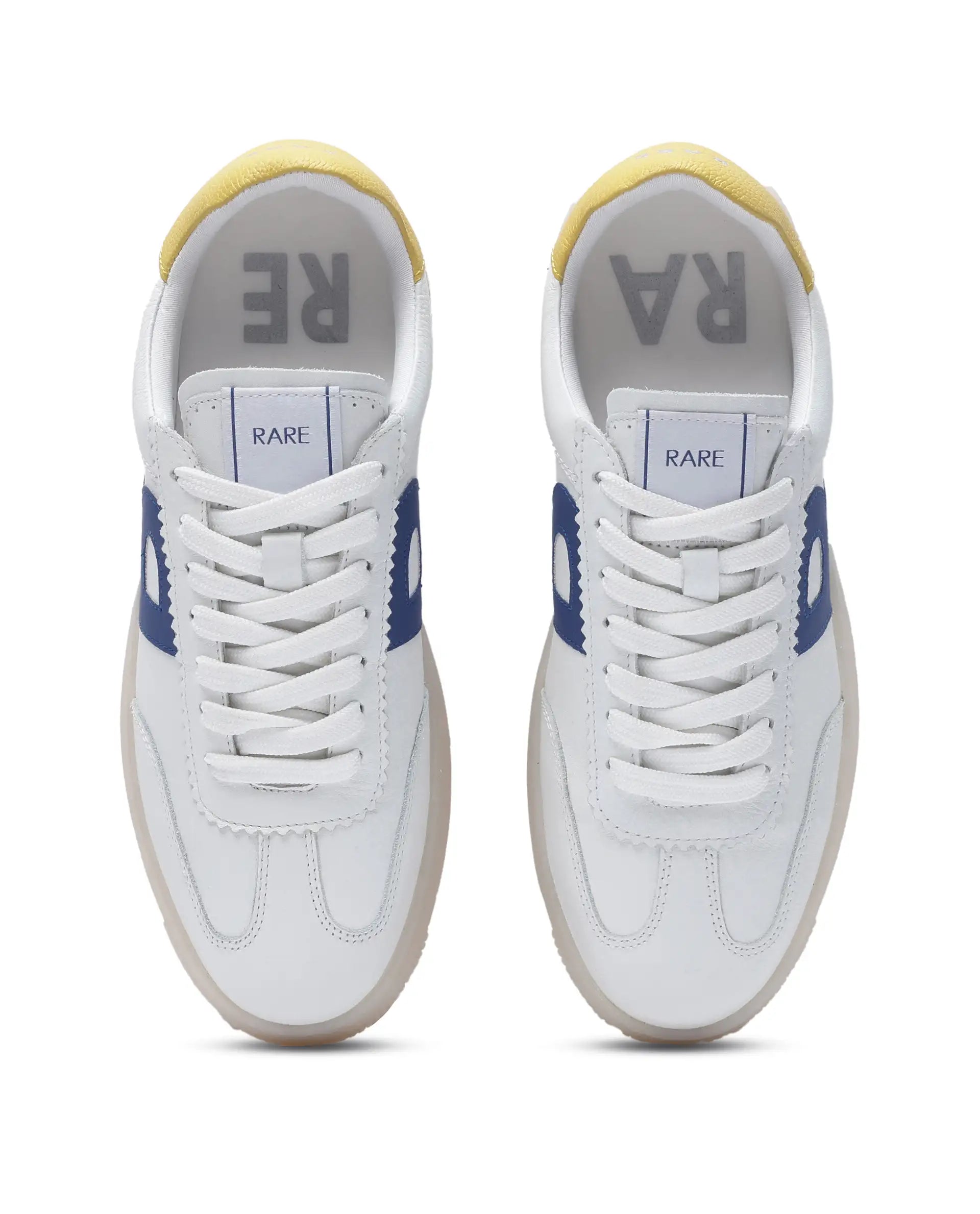 Rare Rabbit Men's Dorset Navy Lace-Up Closure Sneaker