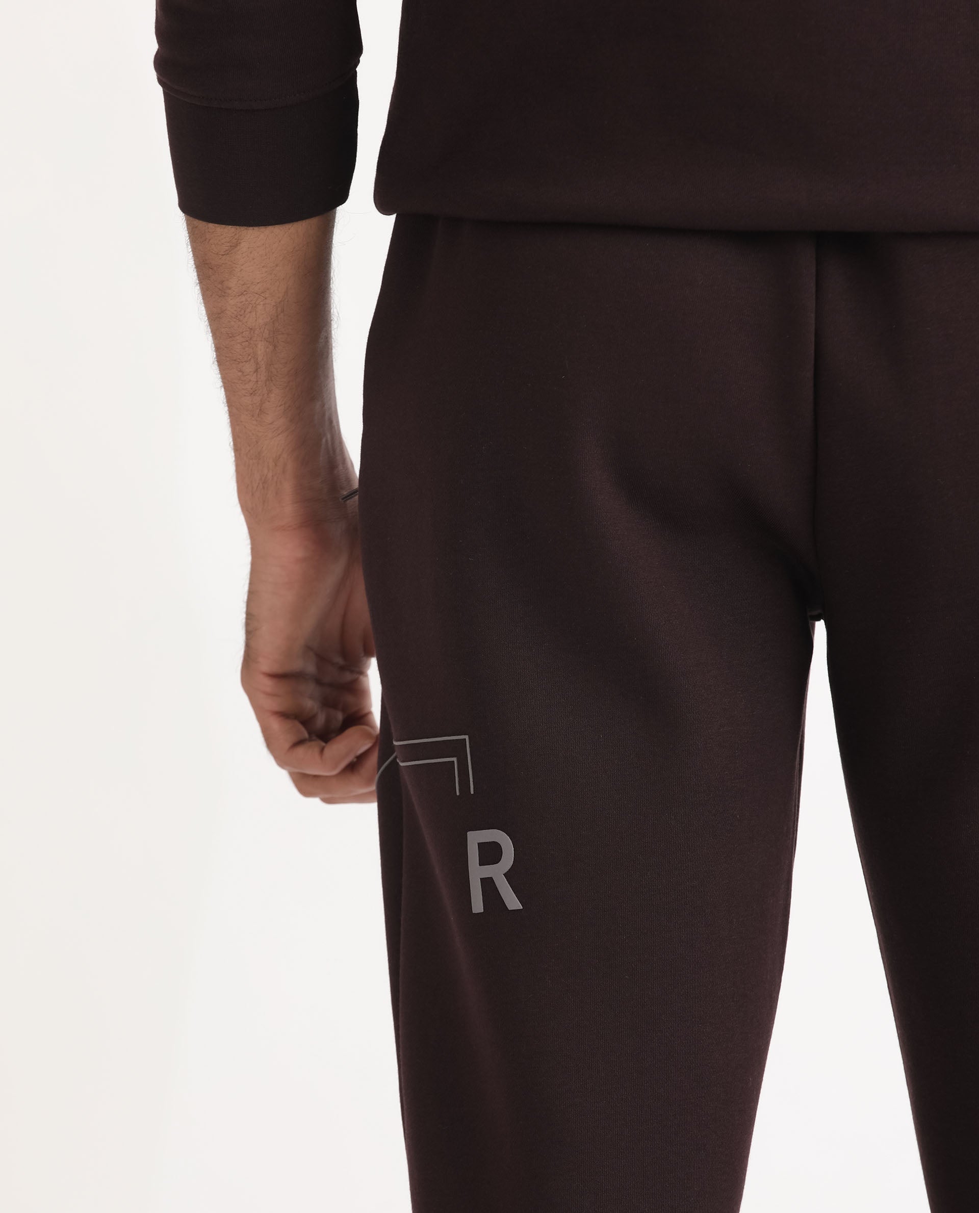 Men's Slim Fit Polyester Track Pants (Grey-Black) – KriyaFit