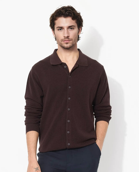 Buy Alias-N - Brown Regular Fit Plain Shirt| Rare Rabbit