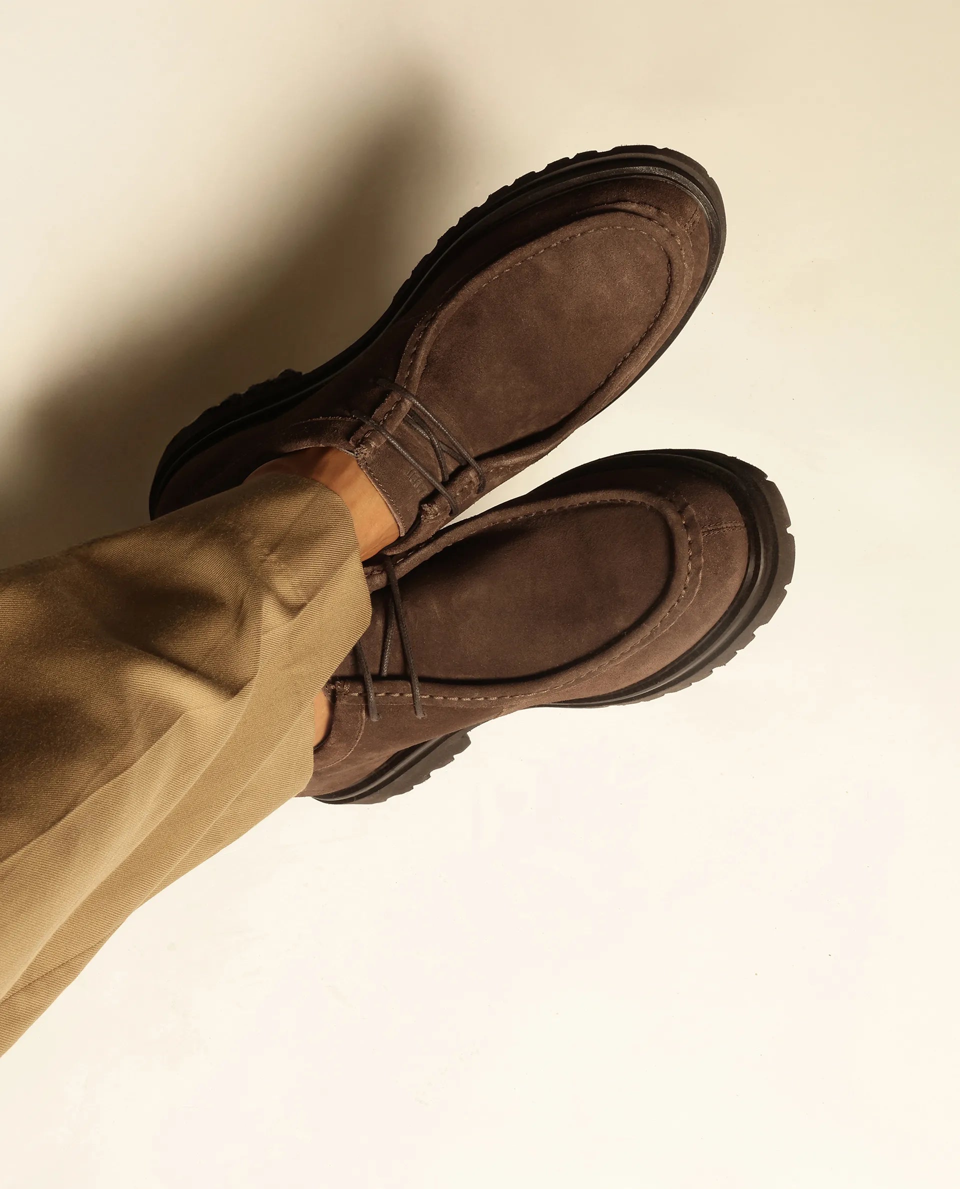 Rare Rabbit Men Seoul Dark Brown Lace-Up Shoes