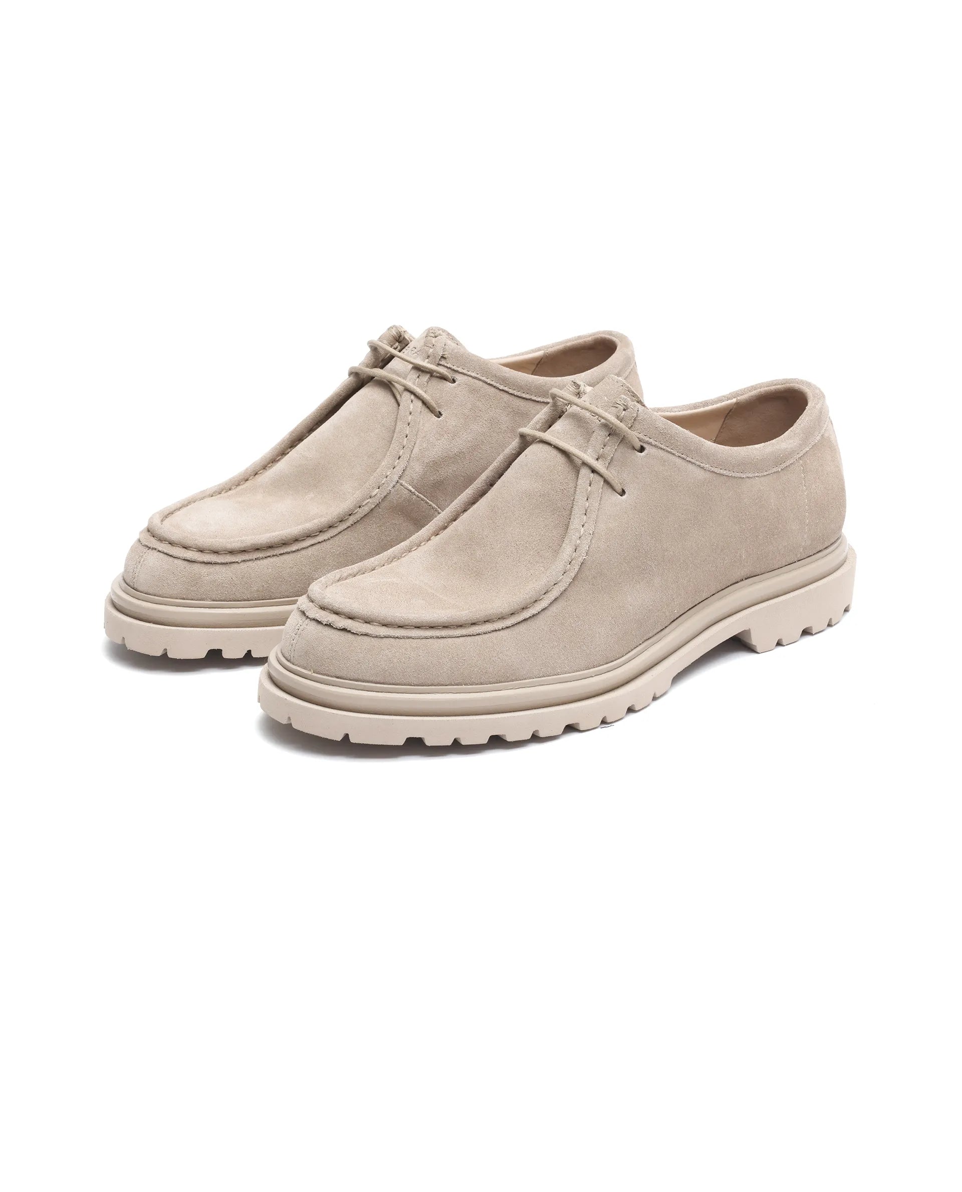 Rare Rabbit Men Seoul Light Beige Lace-Up Shoes