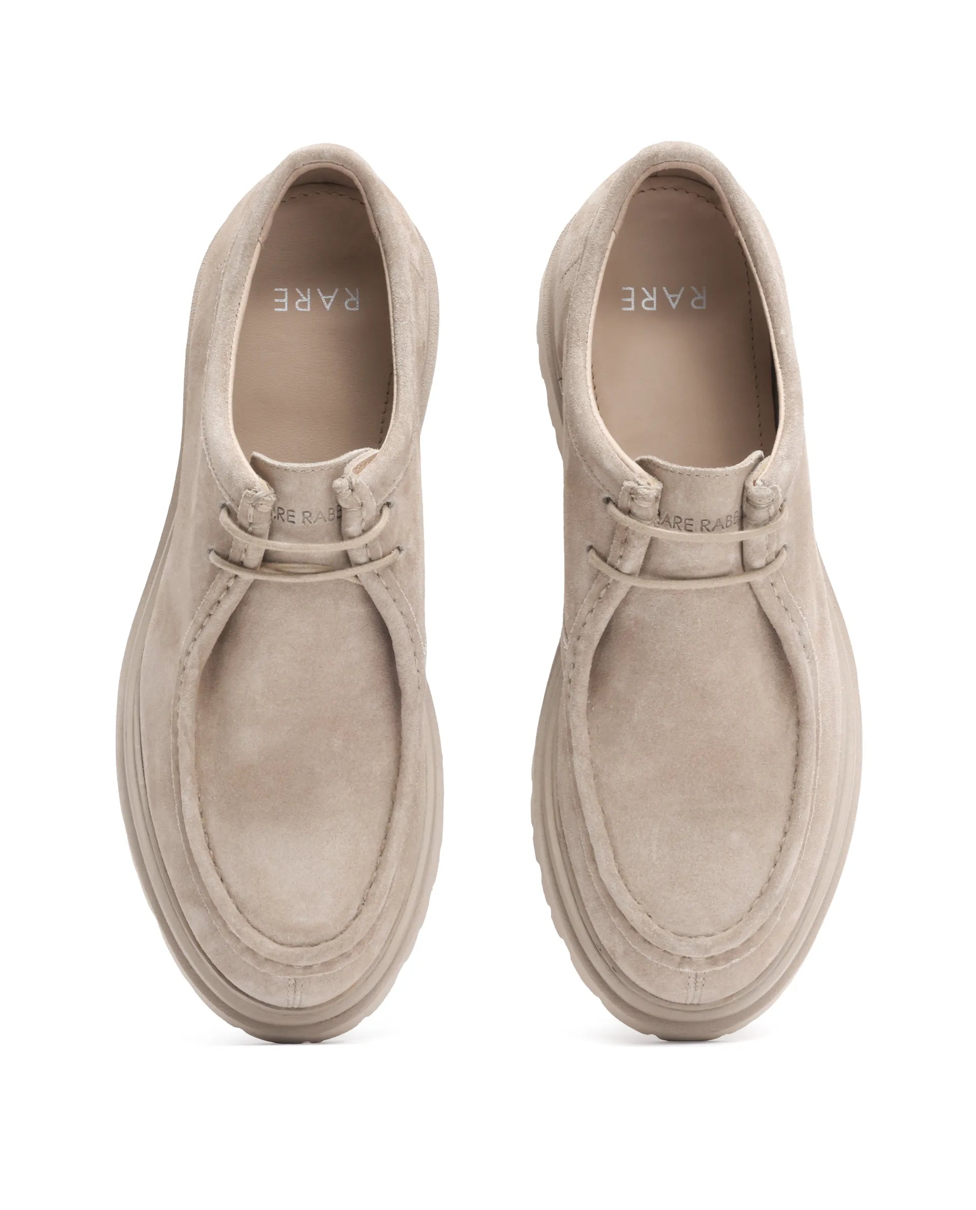 Rare Rabbit Men Seoul Light Beige Lace-Up Shoes