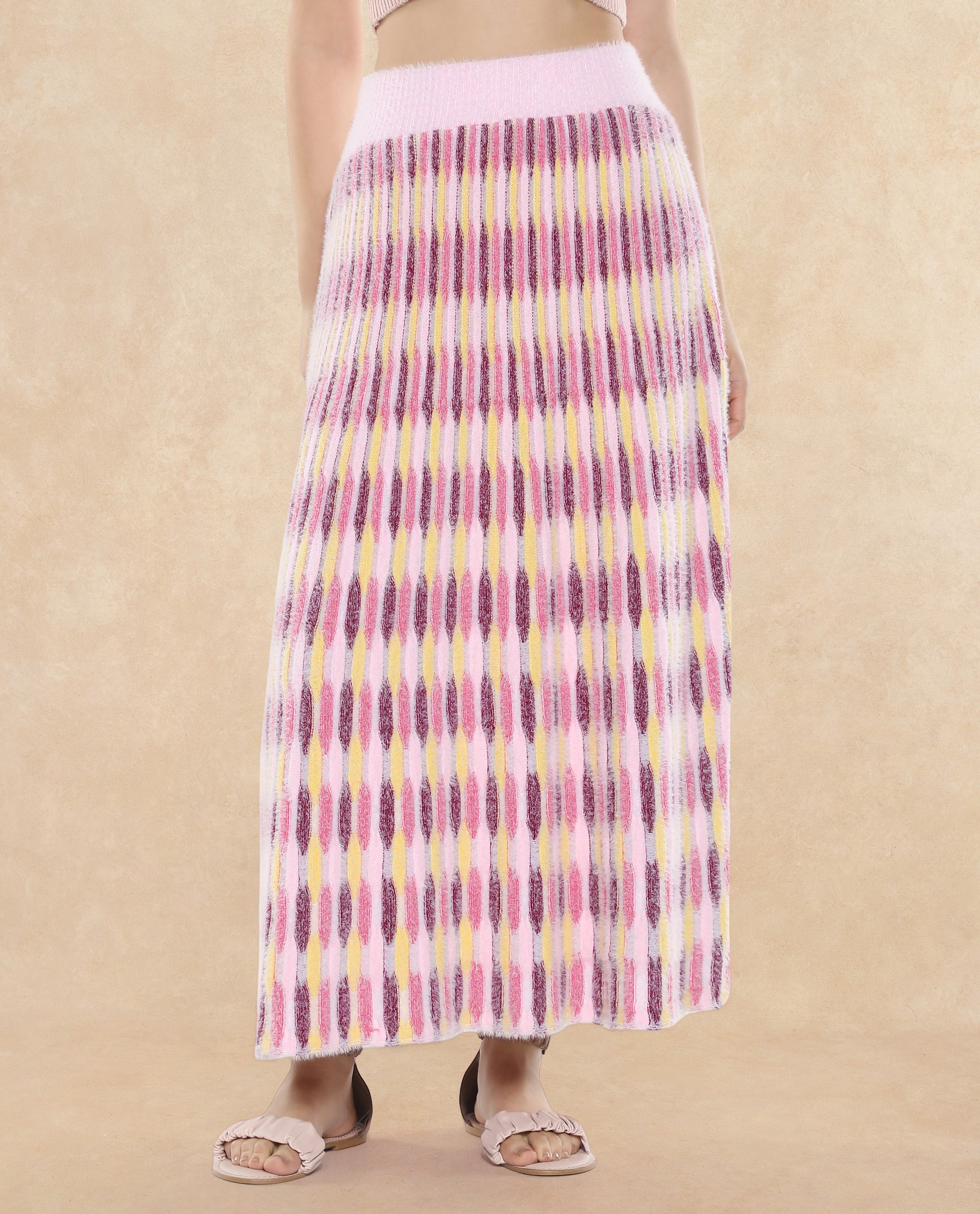 Rareism Women Shenpa B Multi Printed Skirt