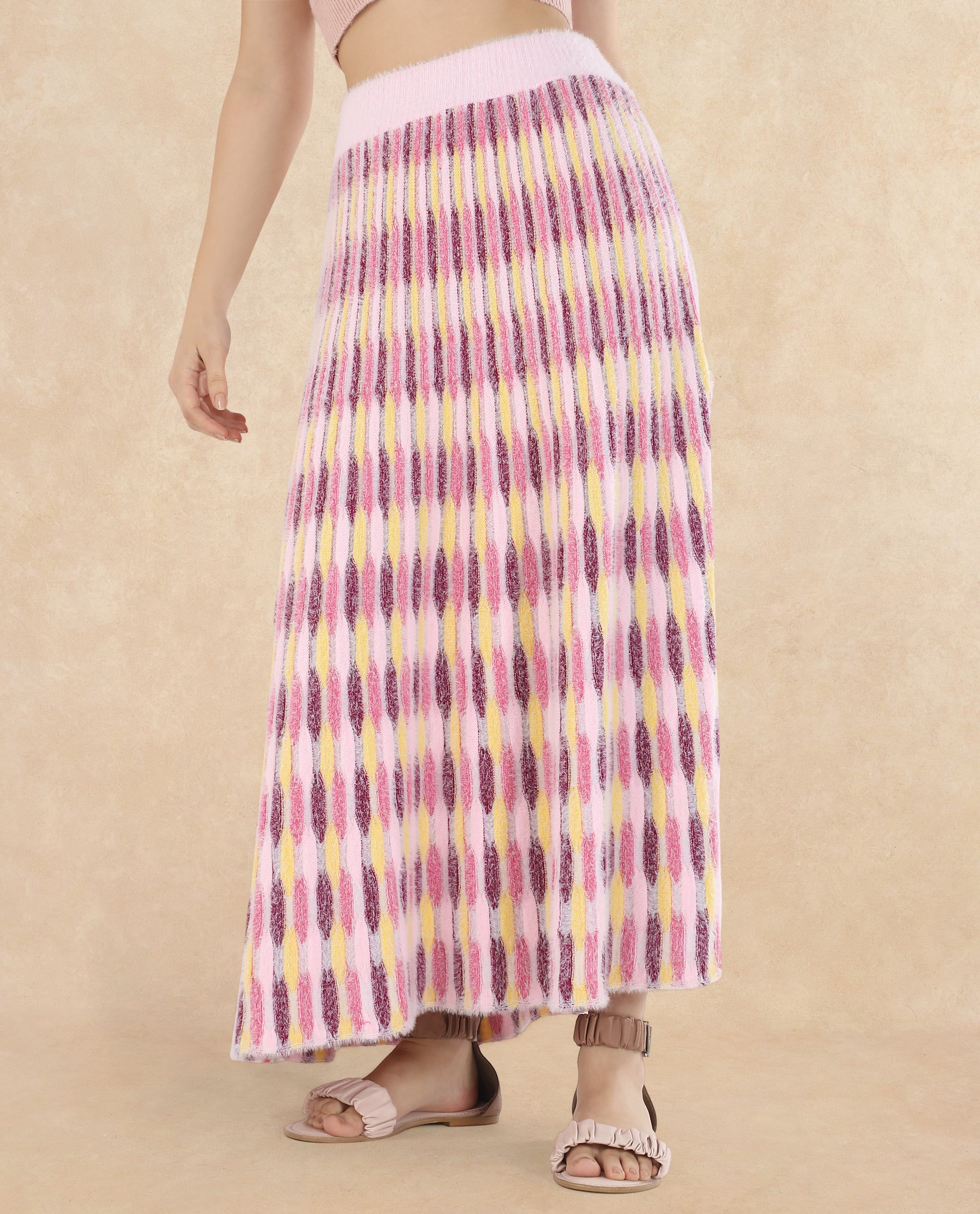 Rareism Women Shenpa B Multi Printed Skirt