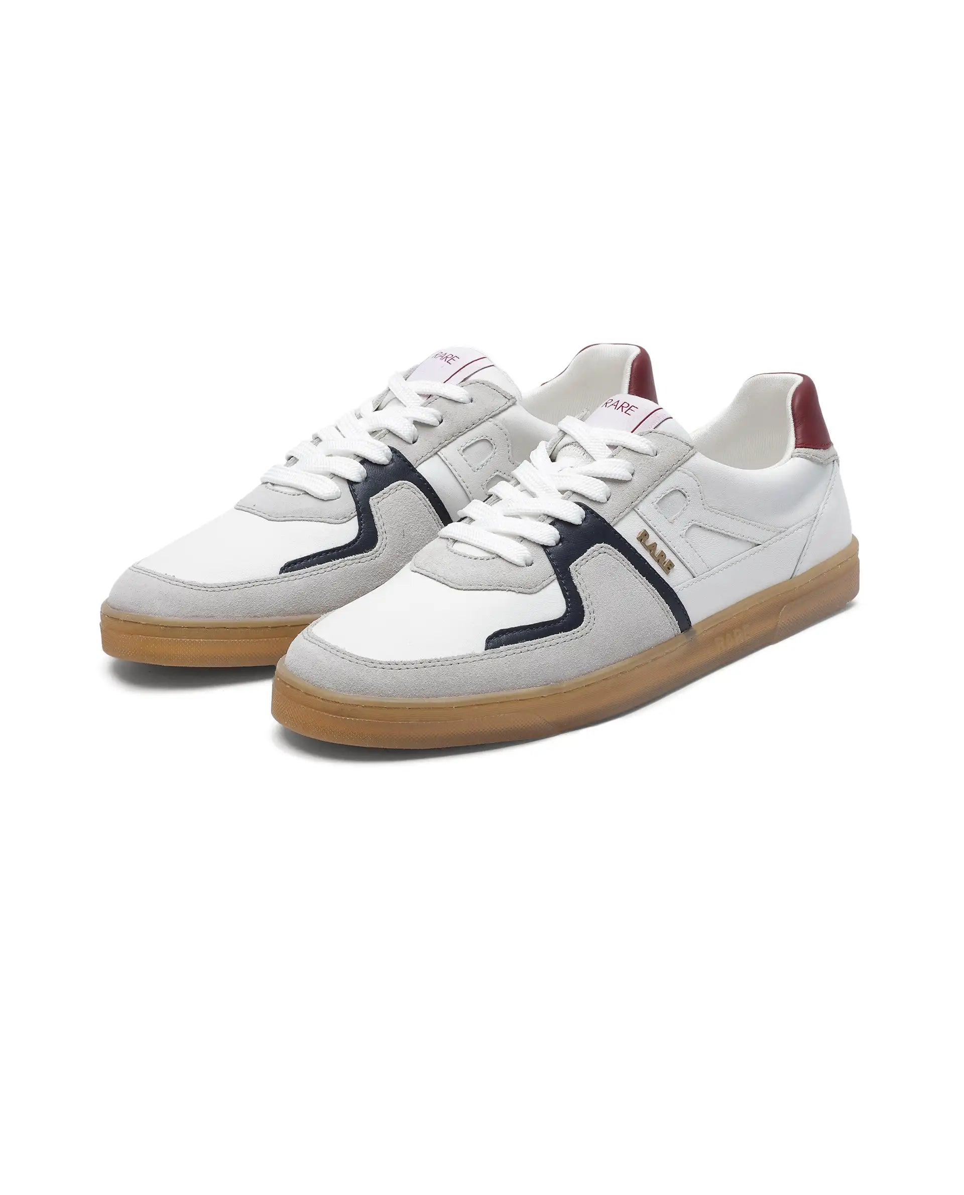 Rare Rabbit Men Pegasus White Lace-Up Shoes